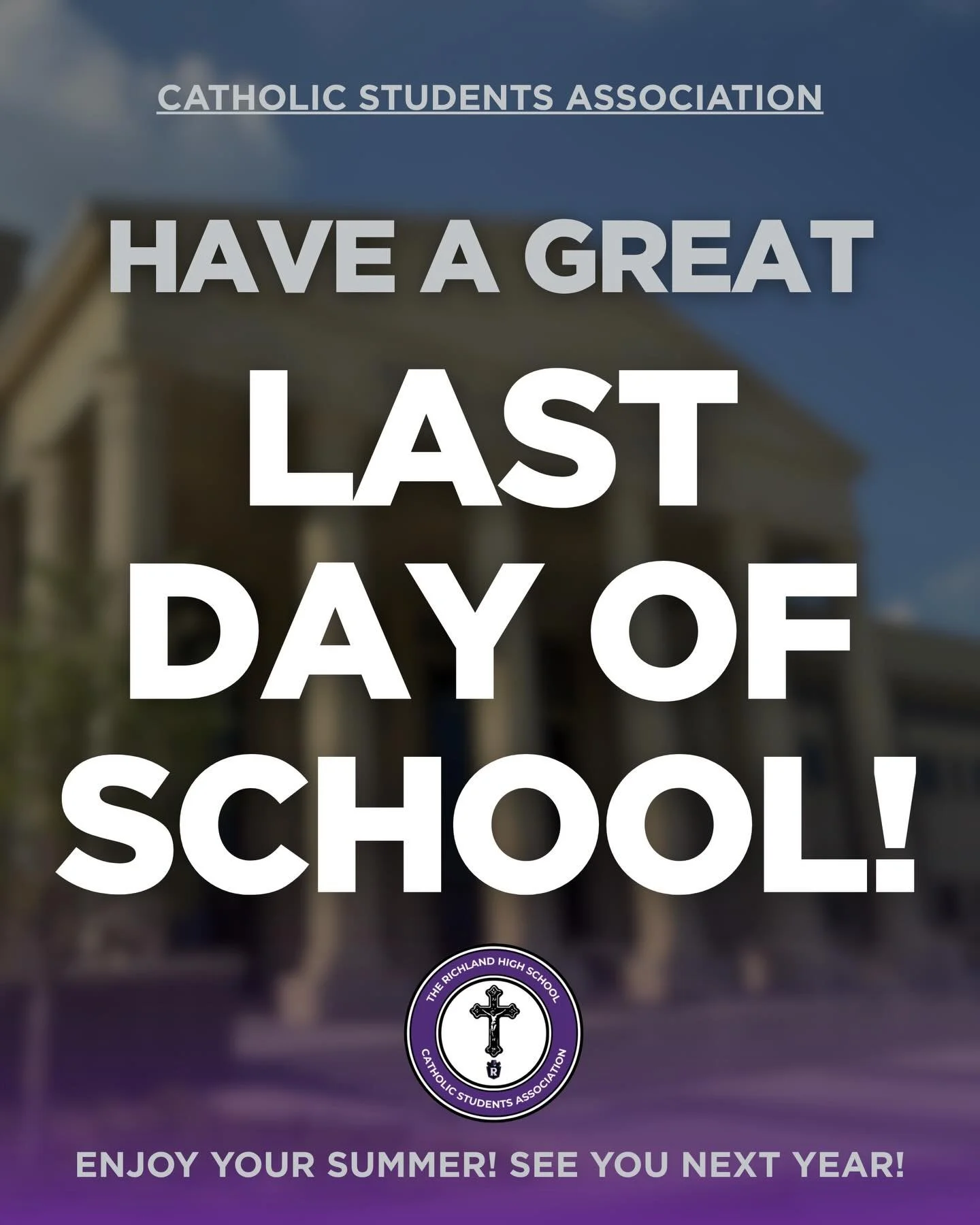 Happy Last Day of School!! Wishing everyone a safe and fun summer break! We look forward to seeing everyone next year!