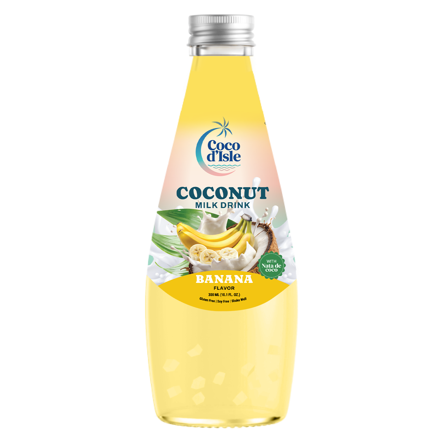 Coco d'Isle coconut milk drink with banana flavor.