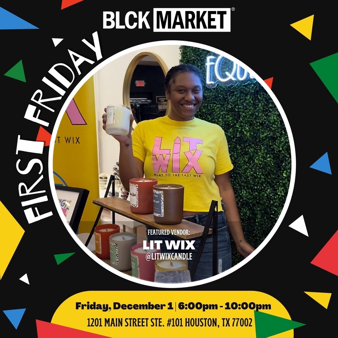Join us for the last First Friday of the year. #ShopBLCK this Holiday Season at BLCK Market!!​​​​​​​​
​​​​​​​​
Shop from the best vendors in the city!! Live Dj, Open bar, food trucks and food vendors. ​​​​​​​​
​​​​​​​​
Hit the link below for tickets: