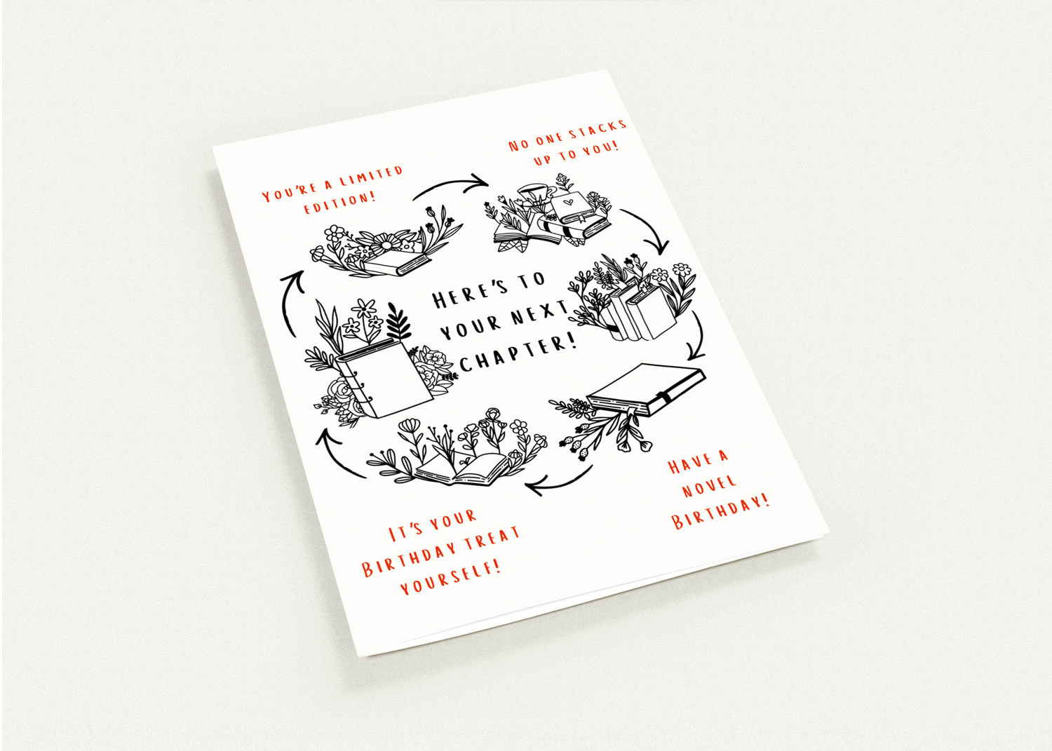 Next Chapter Birthday Card