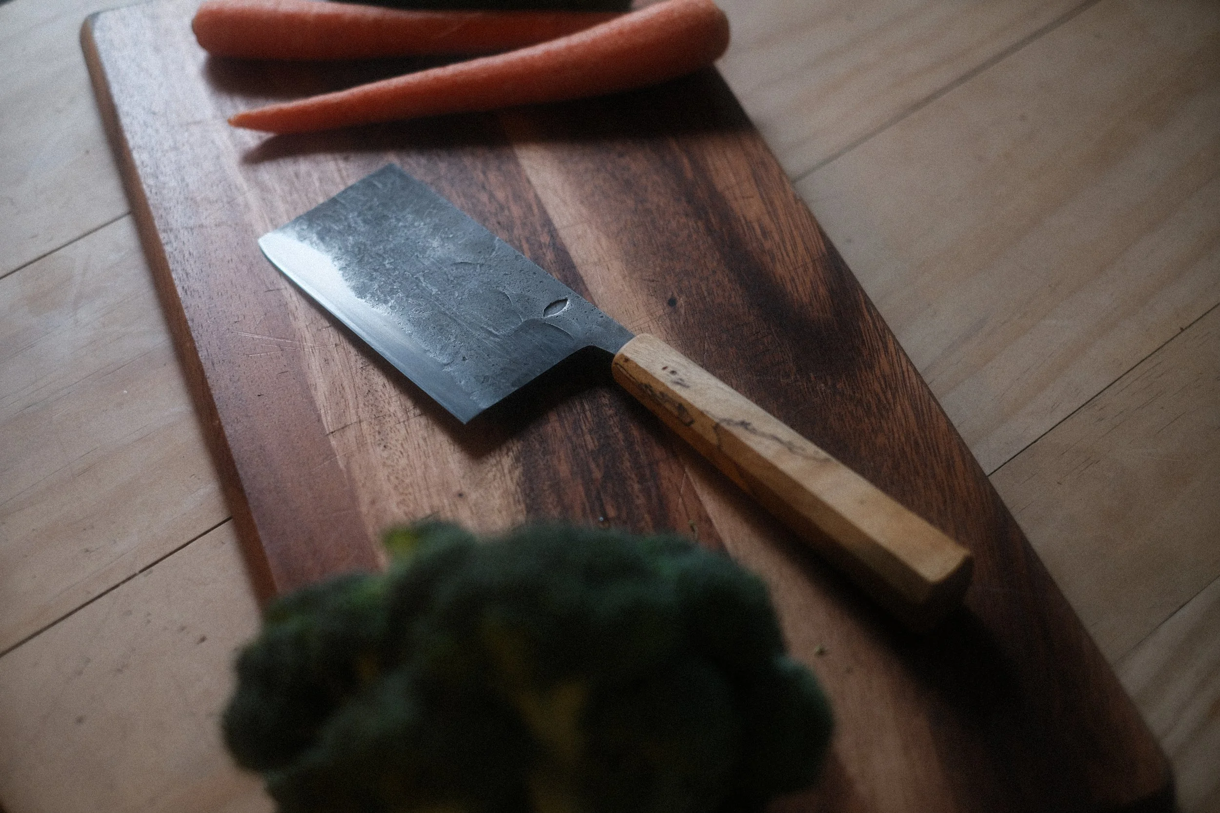 Small Cleaver / spalted tamarind