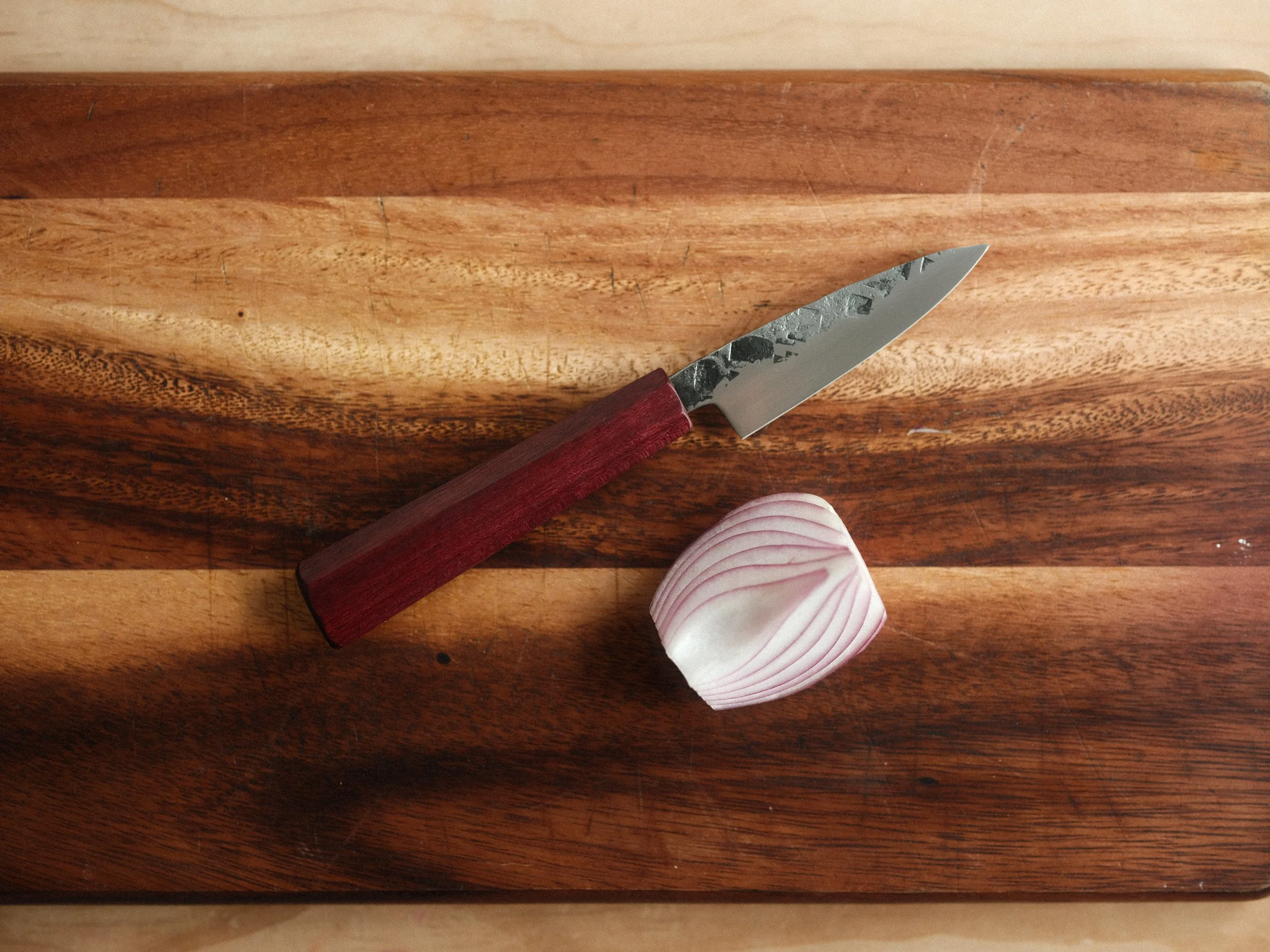 Forged Paring / purpleheart