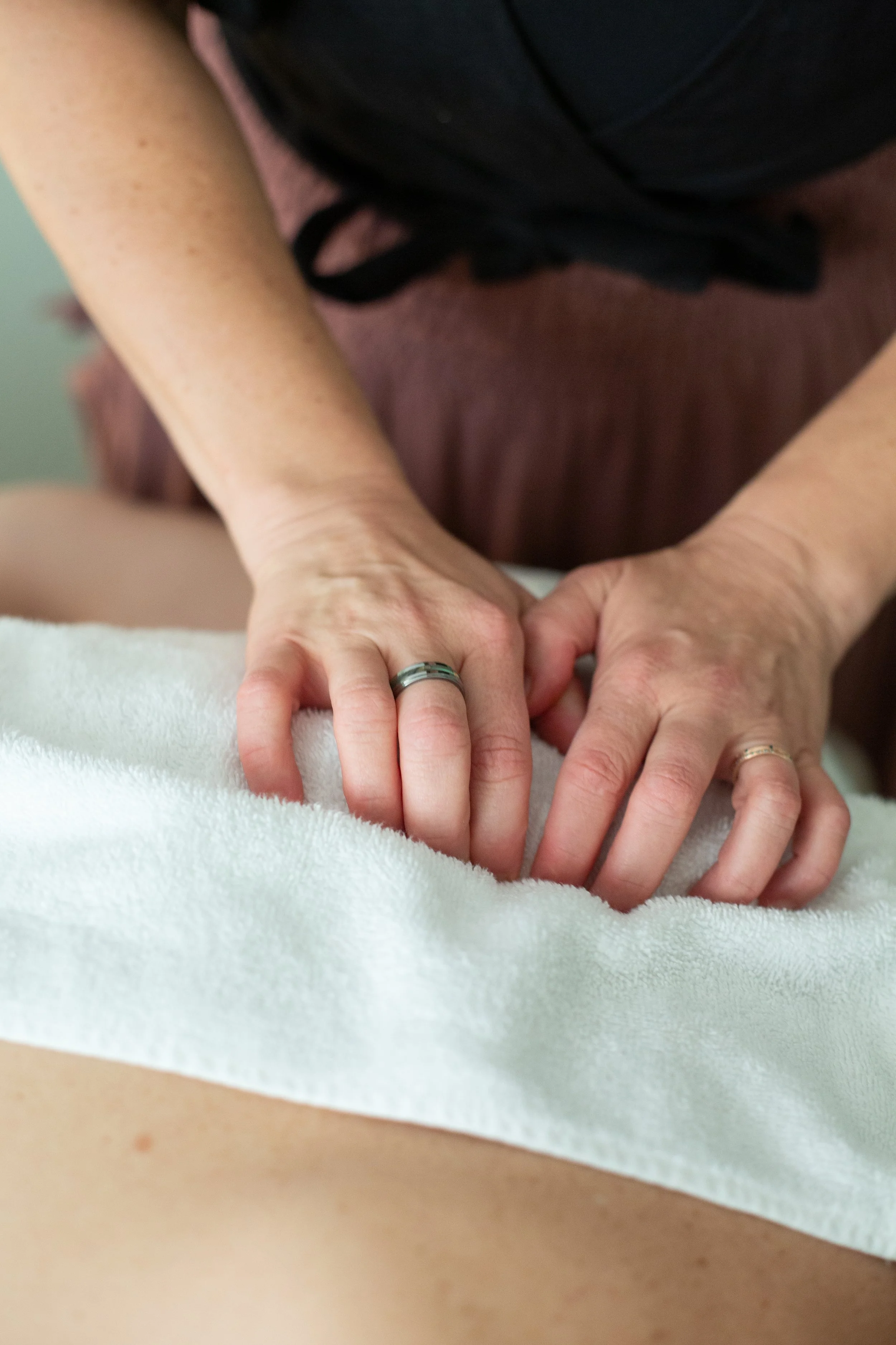 Tuina to release tight muscles.