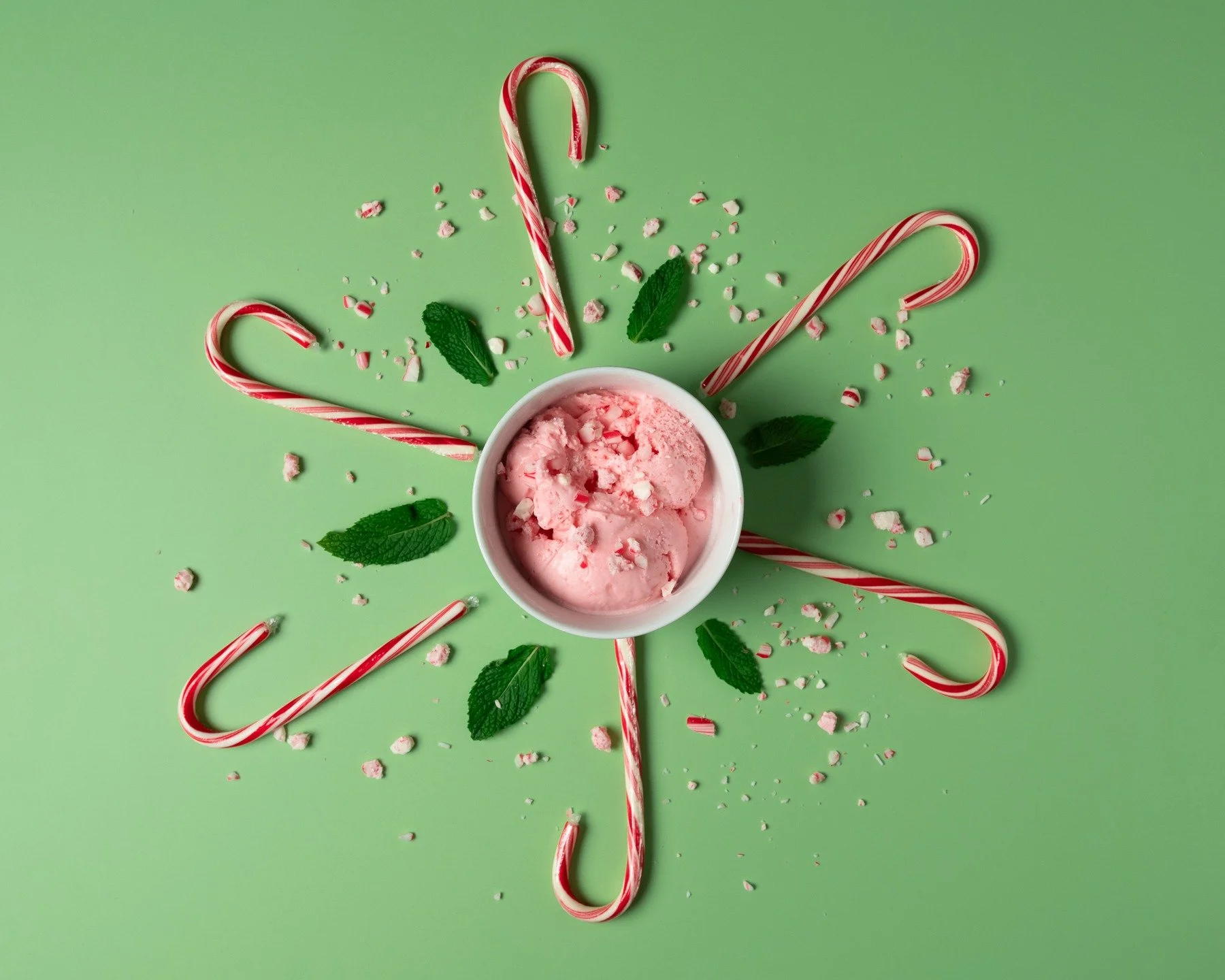 We've been hard at work in our kitchen, cooking and baking away for the holiday season. We've tried some new recipes and stuck with some of our old standbys. Among those old favorites is candy cane ice cream, which we make every year. We've already g