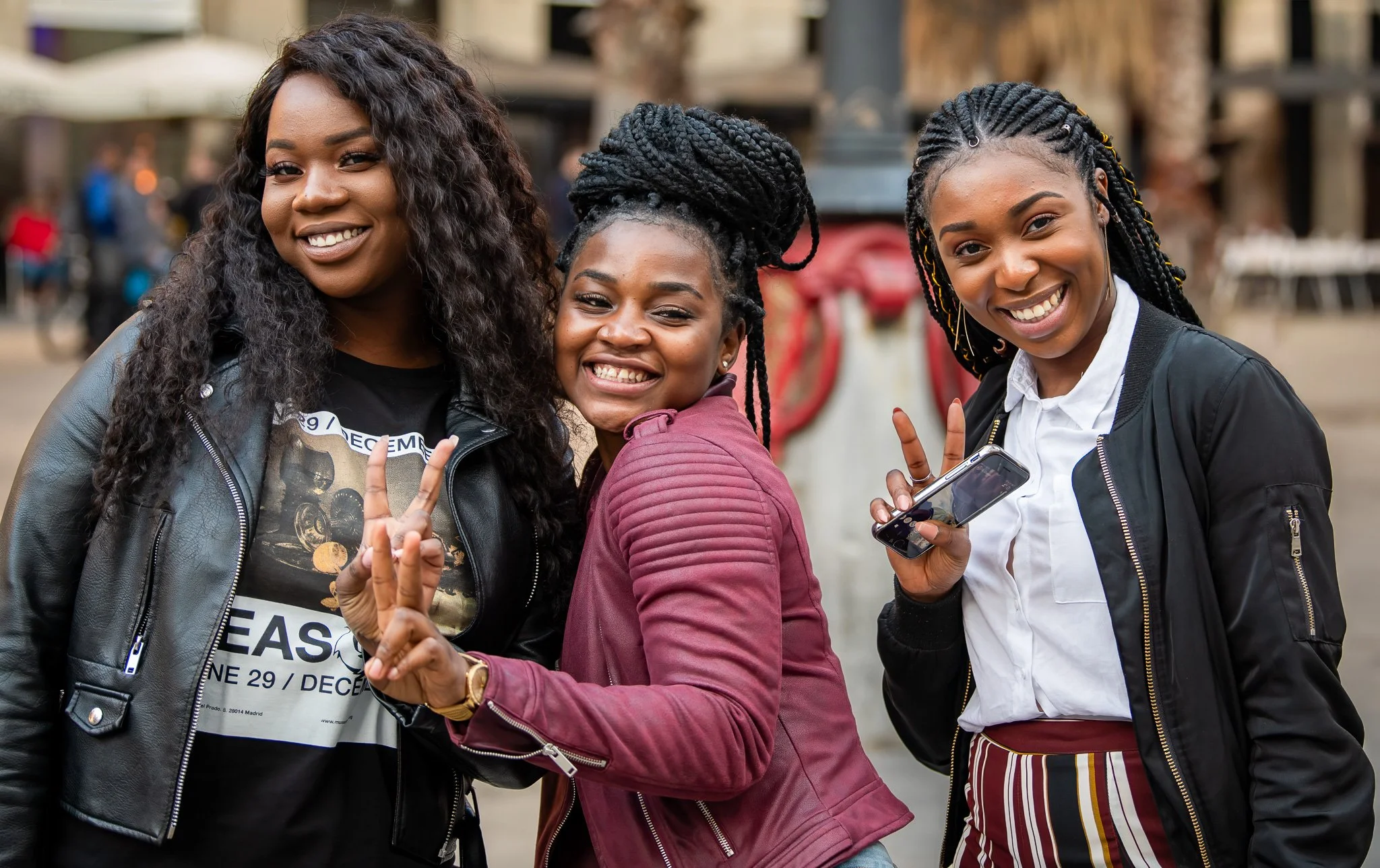 Ladies Enjoying Barcelona