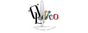 Logotipo do Ludico com texto 'Crazy Games and Food'.