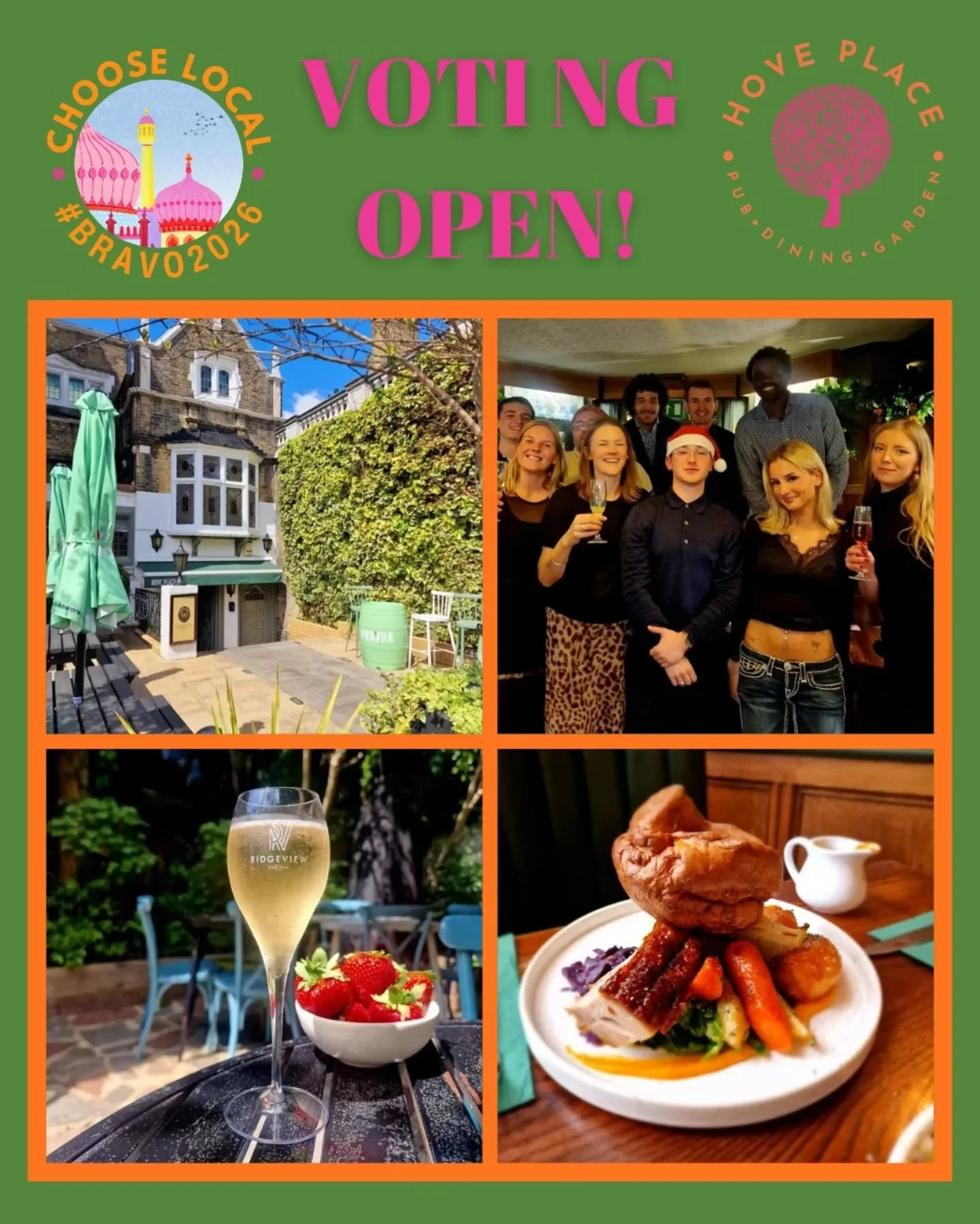 Voting is now open - Let&rsquo;s do this! 🏆✨️

If you&rsquo;ve had
🍽 A top-notch Sunday roast
🍷 Discovered a new favourite from our wine list
🌿 Soaked up the sunshine in our garden or got cosy in the pub
👫 Or enjoyed genuinely great service from