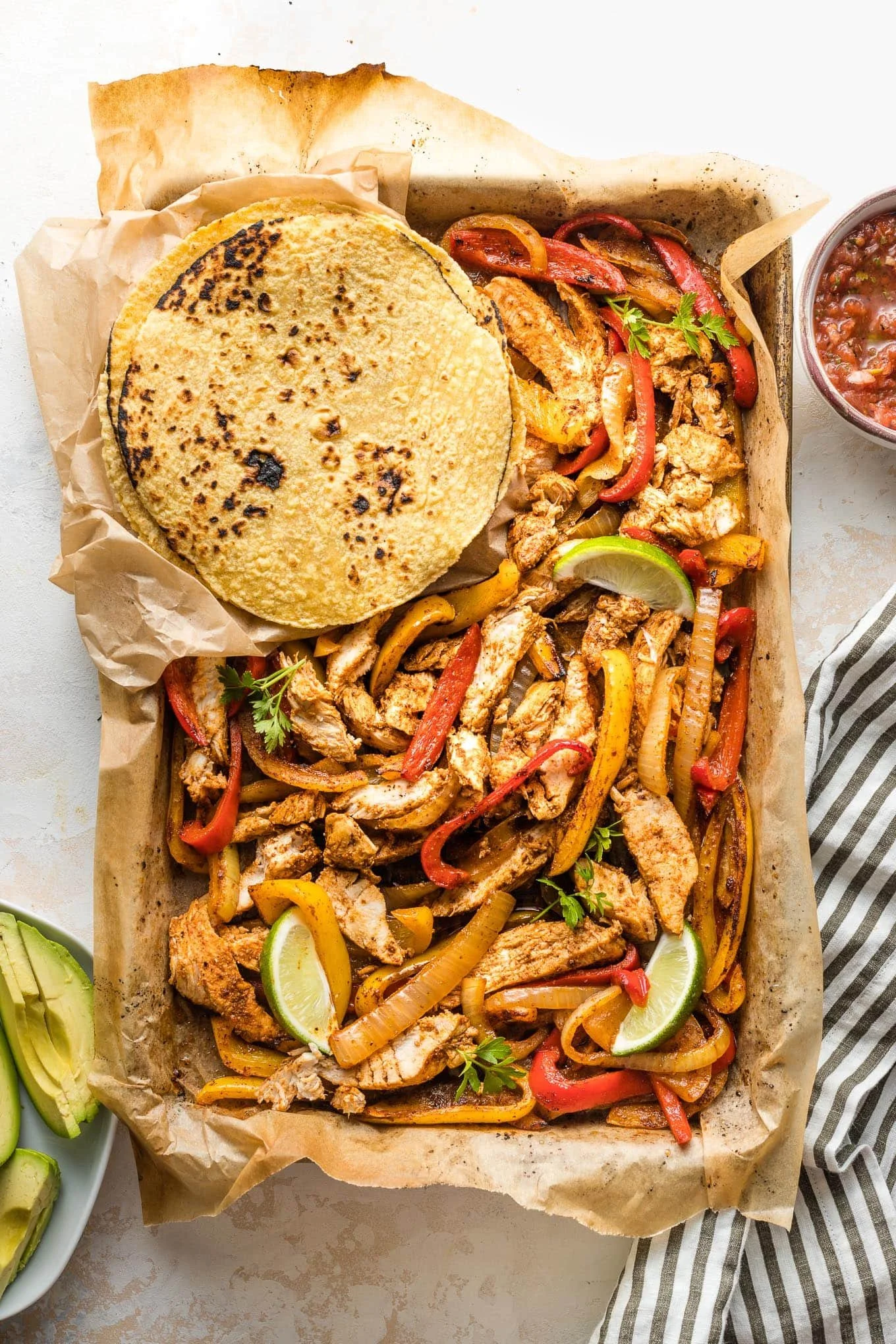 Phil's 30-Day REBOOT One Pan Chicken Fajitas