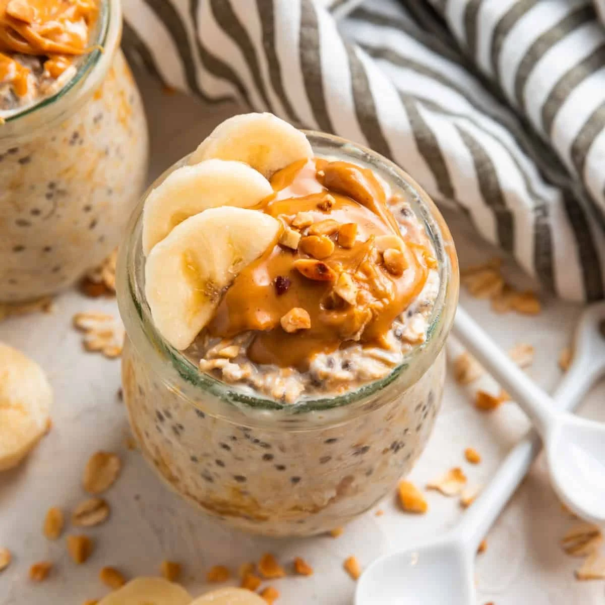 Nut Butter Overnight Oats / Protein Oats