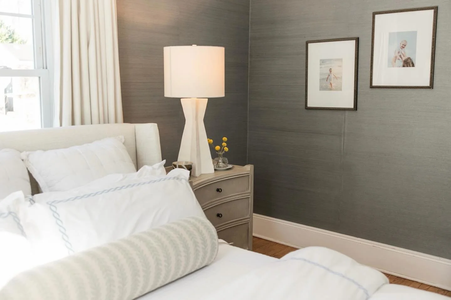 Spring is the perfect time to start thinking about a refresh. Wallpaper is a beautiful way to bring new life into a room, and grasscloth is one of my favorite options to work with. It&rsquo;s subtle yet textured, adding a refined, special touch witho