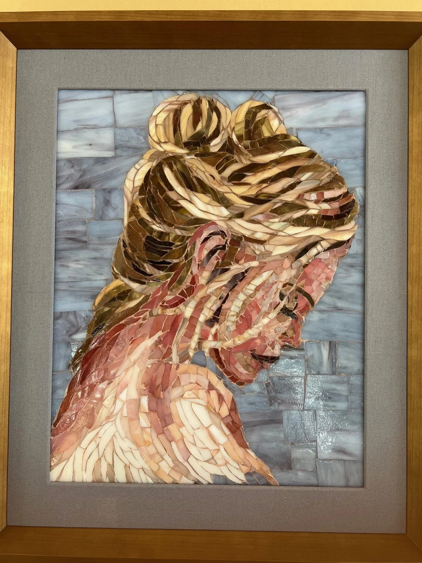 Coming of Age - Portrait of my daughter. Stained Glass