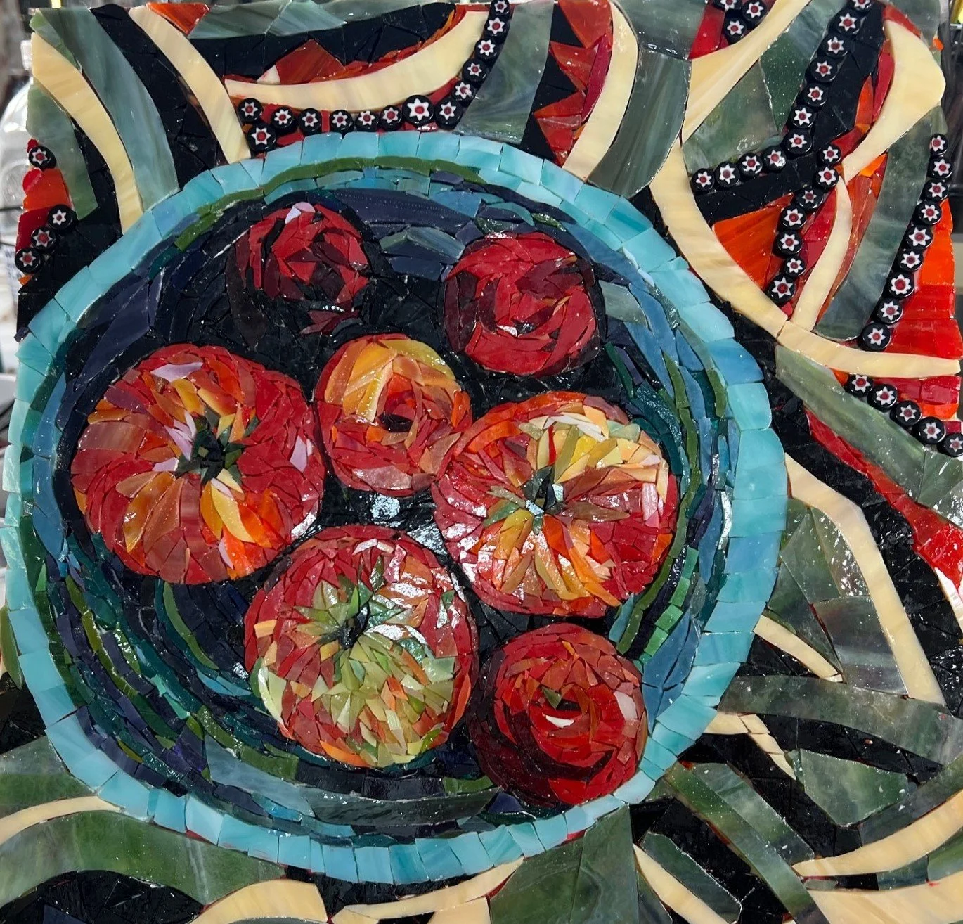 The Morracan Bowl - Framed 16x16 - $550