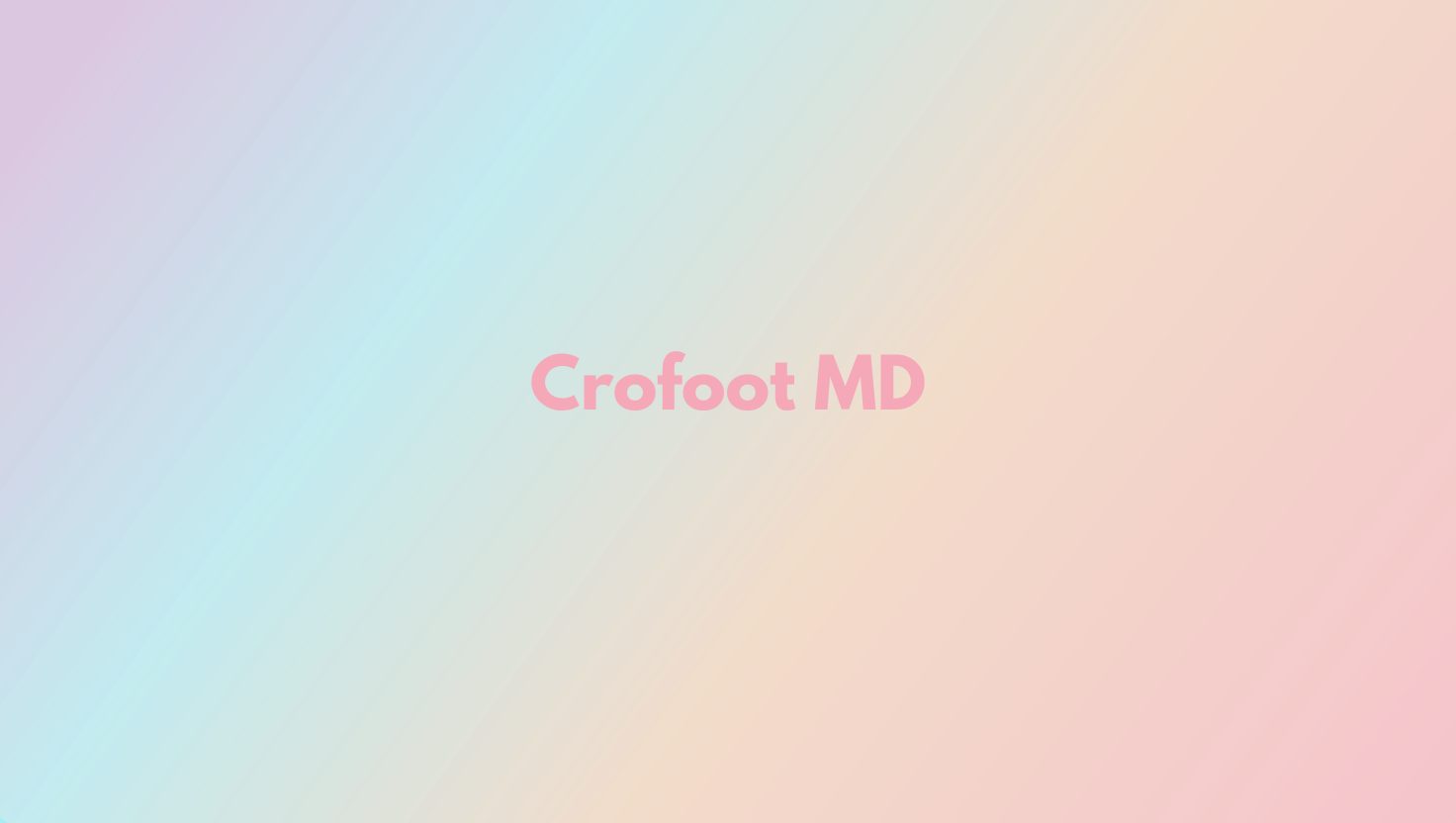 Crofoot MD