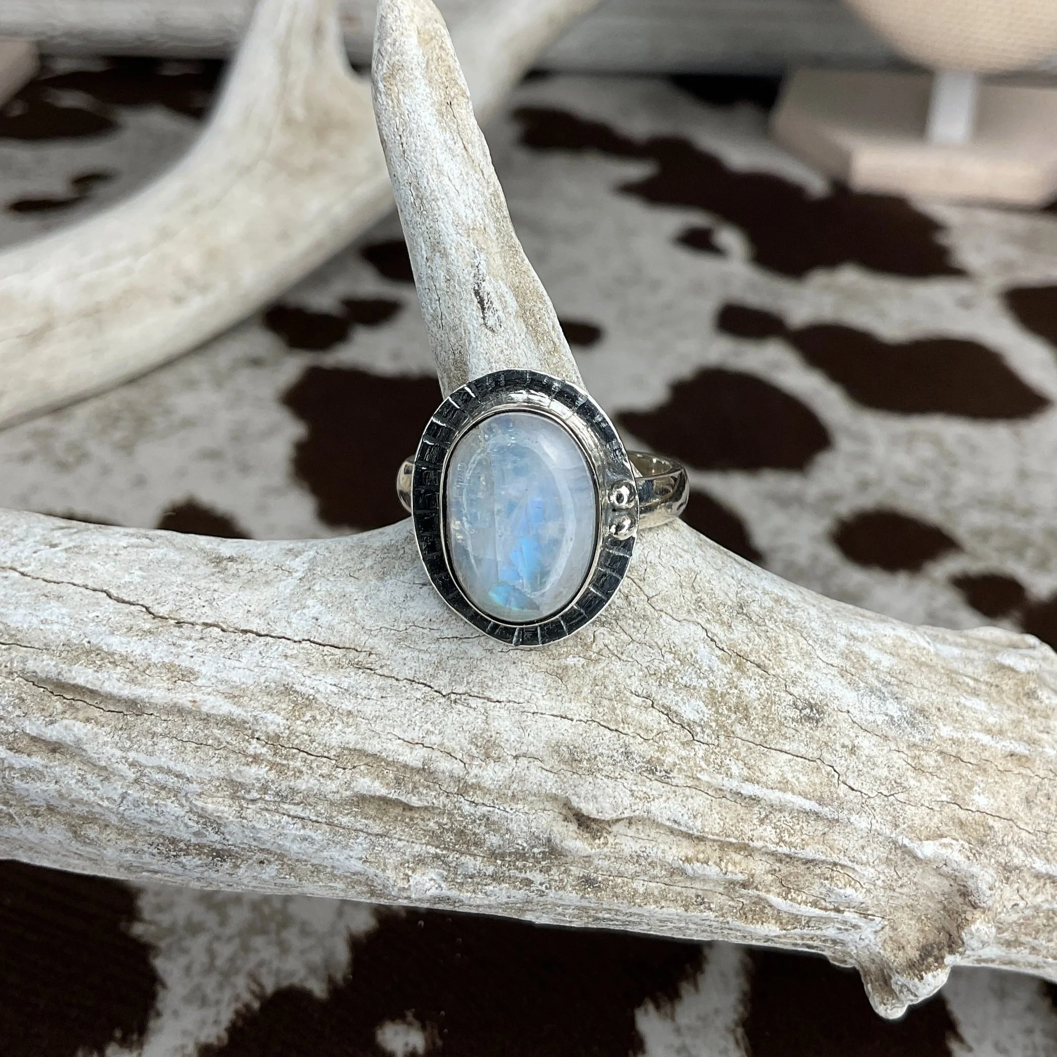 Moon Stone 925 Sterling Silver Ring