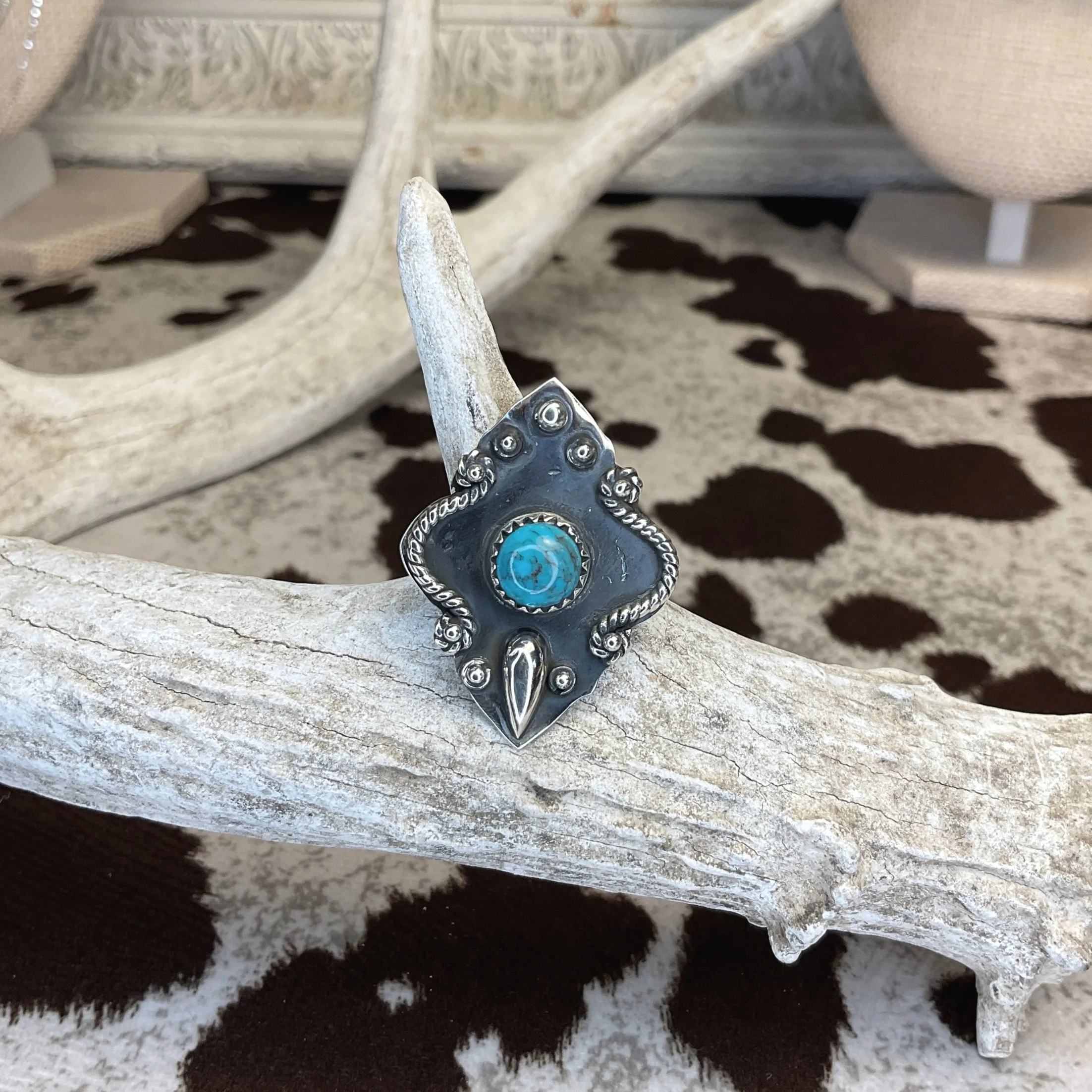 Turquoise Southwest 925 Sterling Silver Ring
