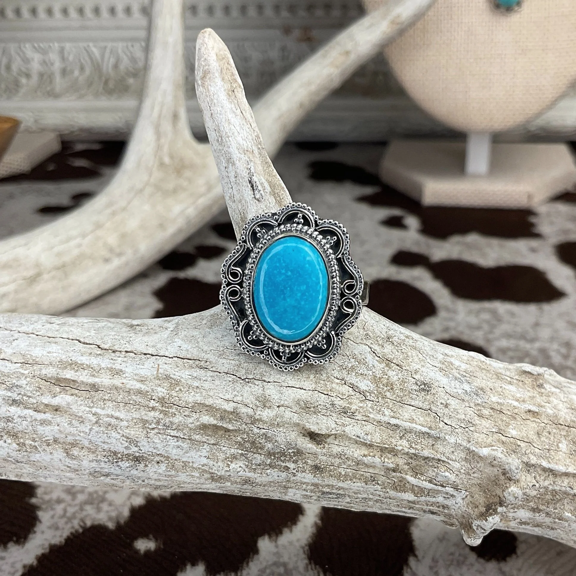 Turquoise 925 Sterling Silver Ring