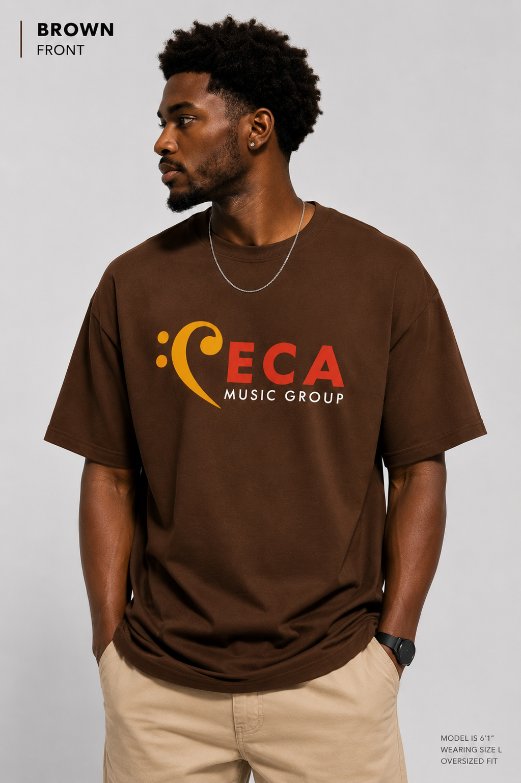 ECA T-Shirt Brown