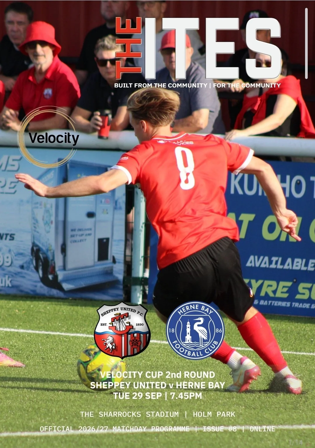 Online Programme - Sheppey United vs Herne Bay - Velocity Cup - 29/9