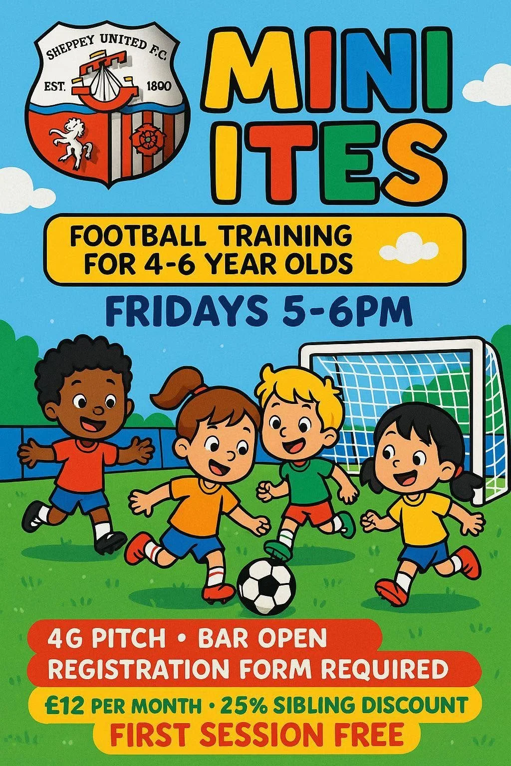 Football for 4 to 6 year olds