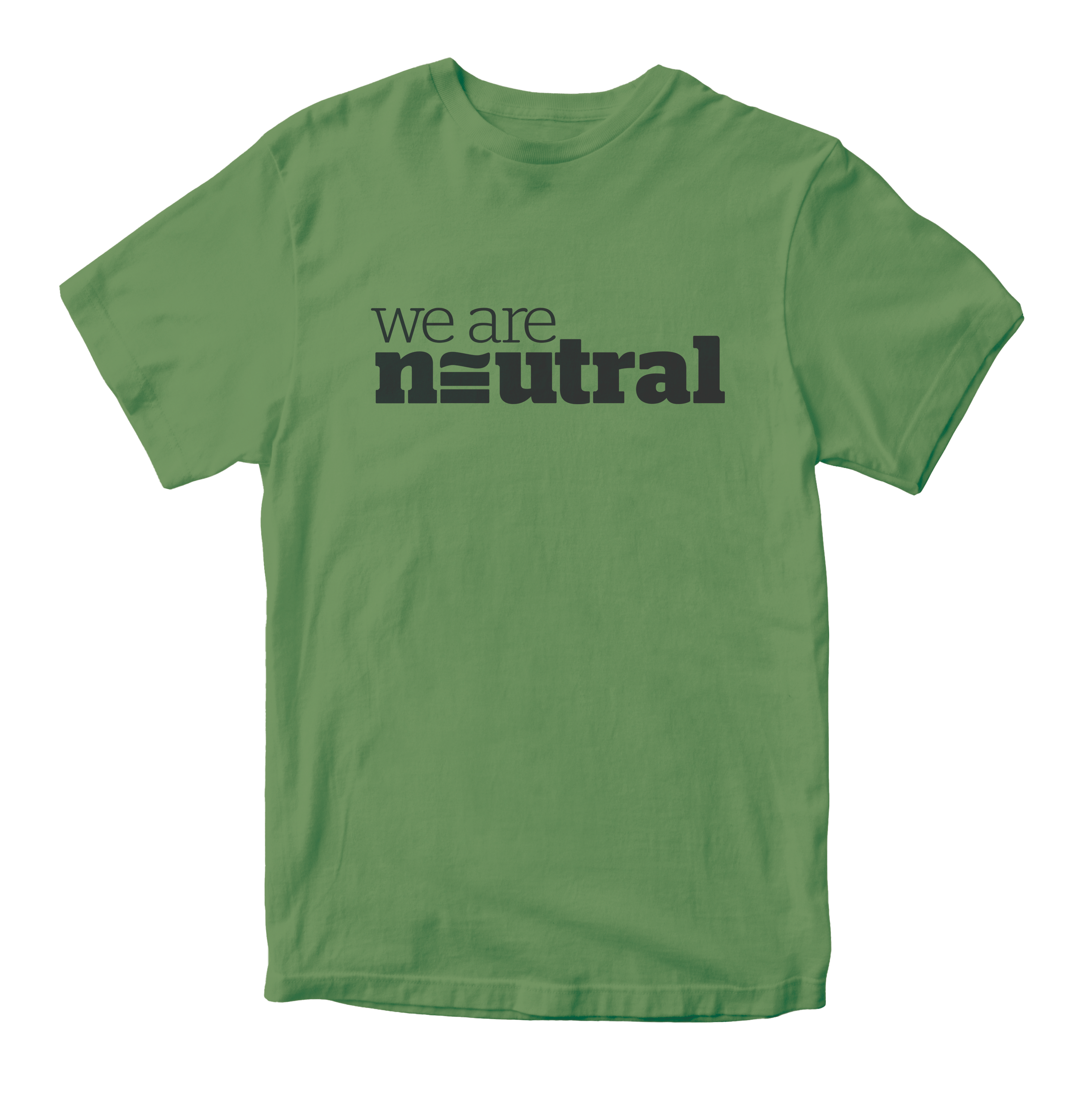 We Are Neutral Tee in Fern