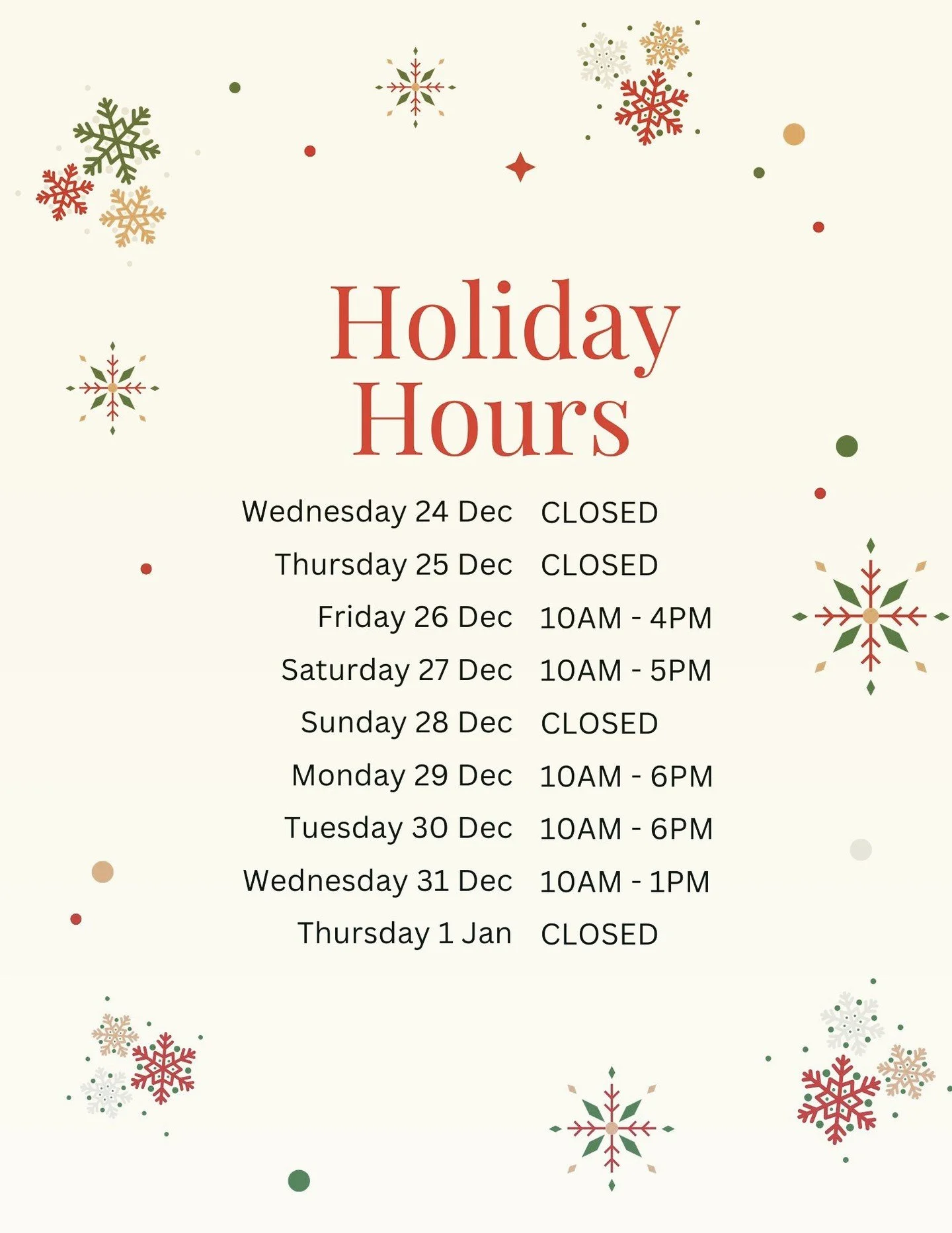 Sleighing the season with our holiday hours 🎅⏰✨
Wishing you cozy days, festive nights, and lots of cheer 🎄

❄️🎁🎄
#HolidayMode #HolidayHours #SeasonOfJoy #GoodVibes #OxfordWestApts