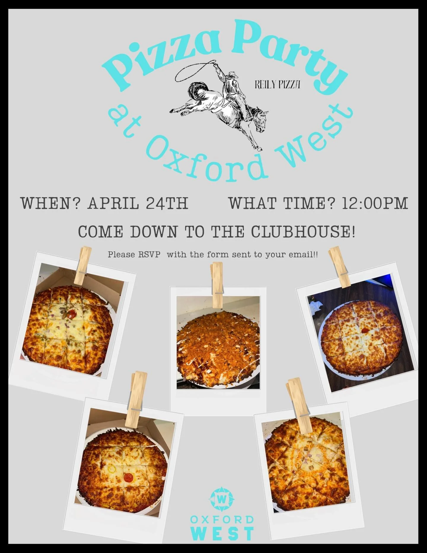 Neighbors, friends, and pizza&mdash;what more do you need? 🍕
Swing by the clubhouse April 24th at 12 PM for pizza and good vibes. 
P.S. Renewal spots are filling up&mdash;don&rsquo;t wait too long!