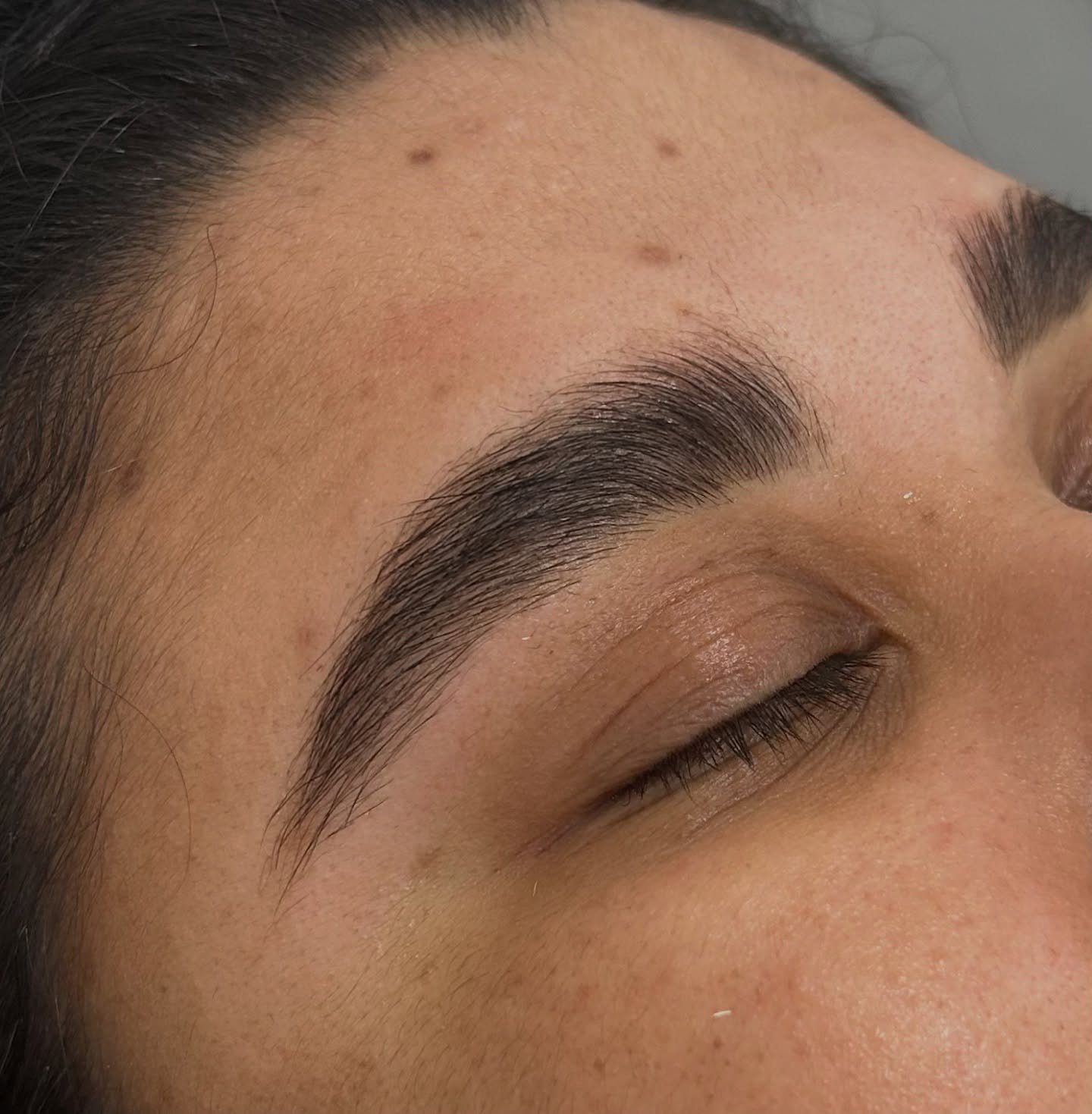 Gorgeous brow lami+tint+wax , bold & fluffy π€#minneapolis #minnesota #esthetician #estheticiannearme #facial #skincare #acne #brow #lashlift