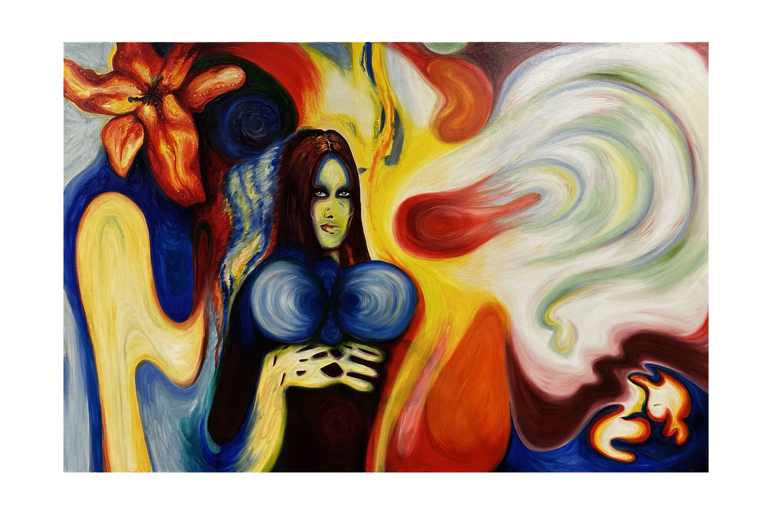 Surrender to the Universe, 40 x 60 in., Oil