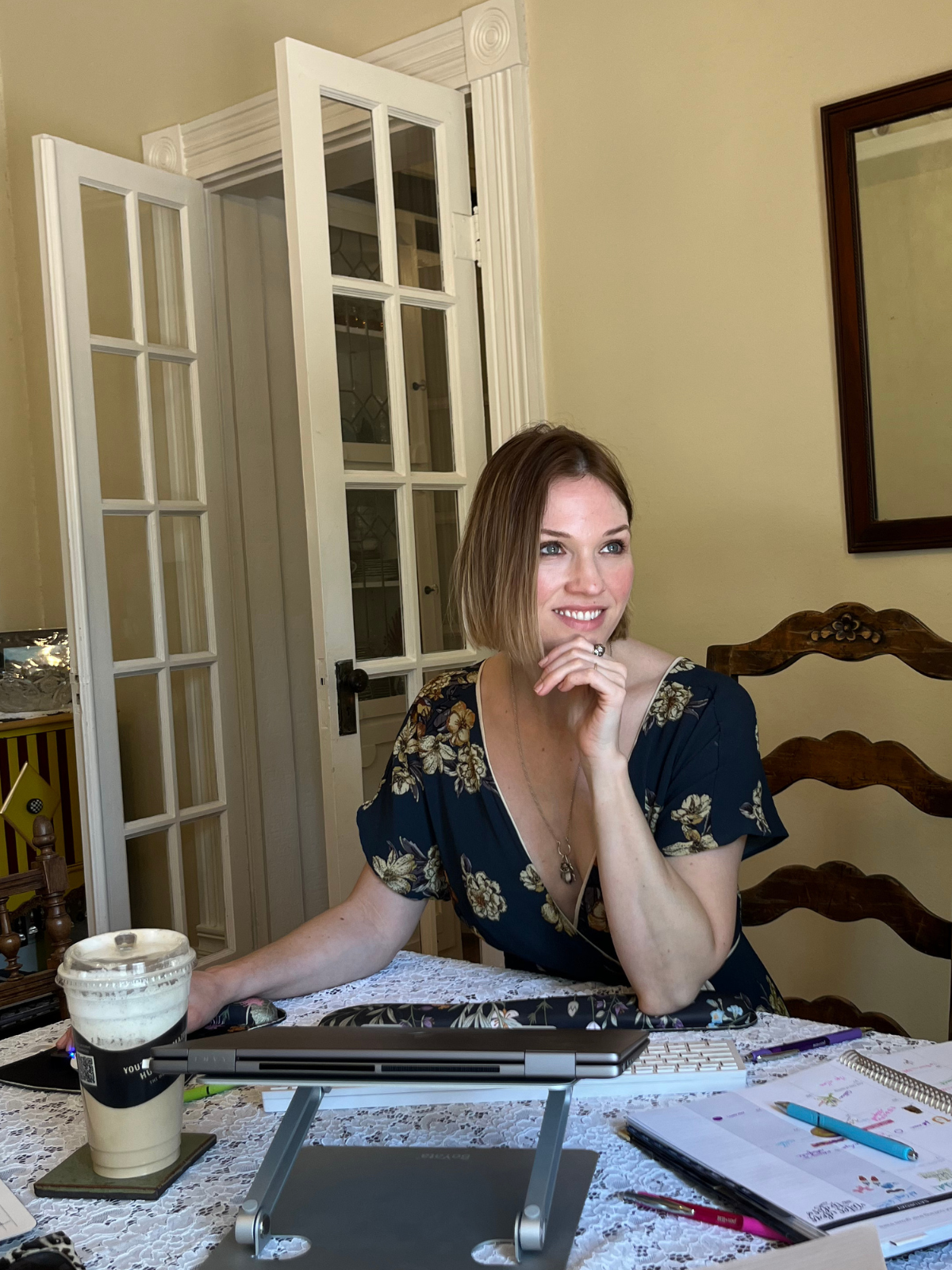 Custom website design for a spiritual coach focused on soul-aligned branding and backend strategy