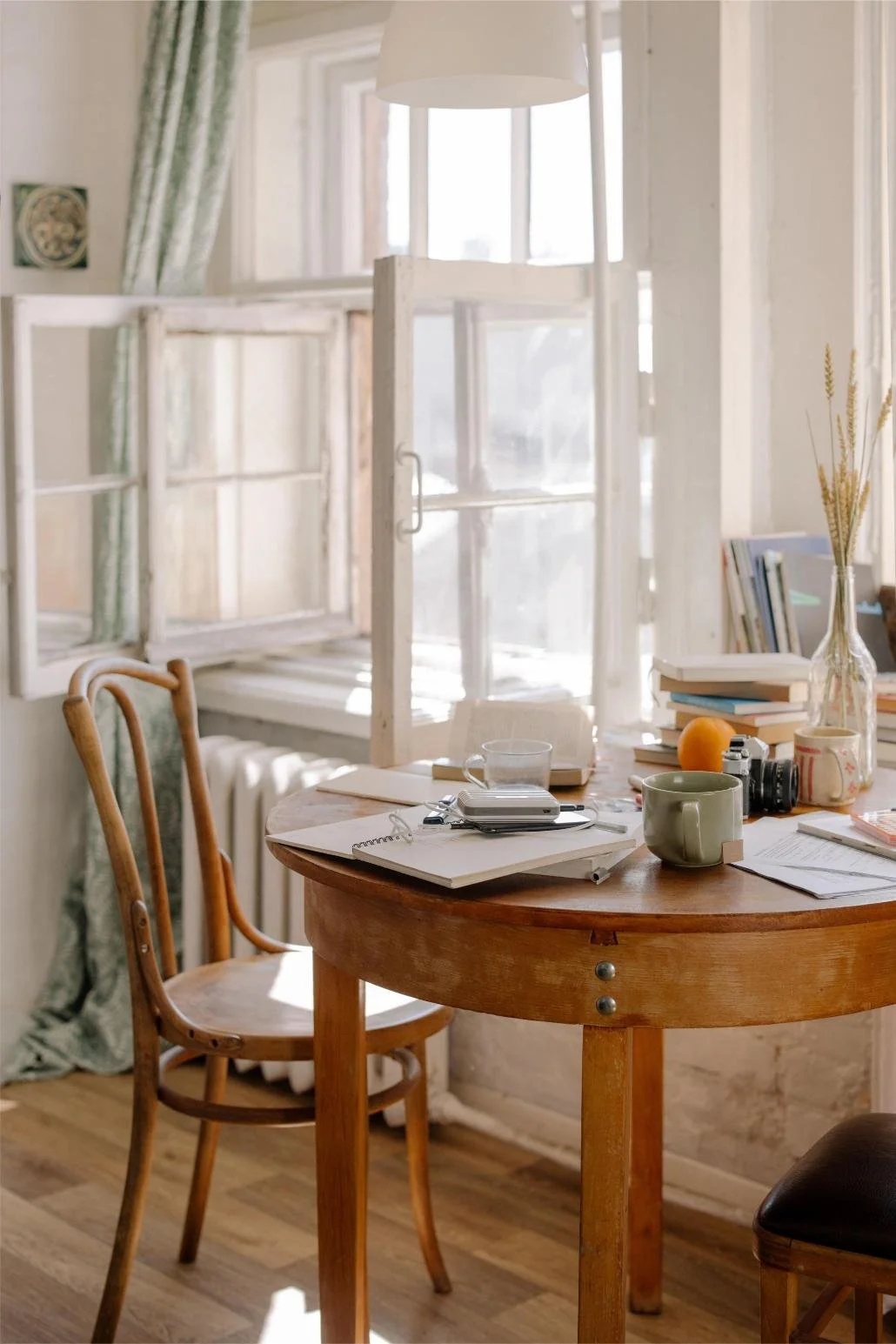 Sunlit breakfast nook with tea and notes on therapist options — reflecting on how to find your soul therapist