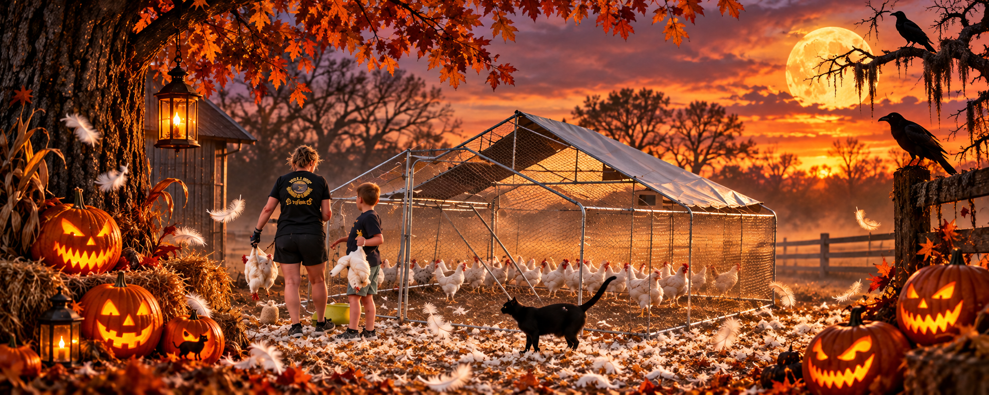 AI-generated header image based on original Rein Maker Ranch Farmstead reference photos
