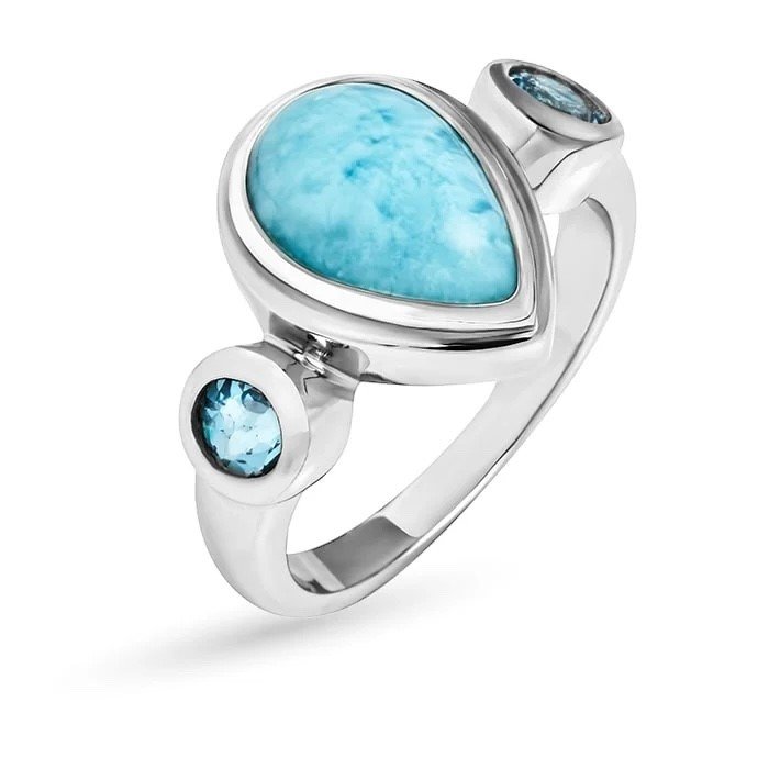 ATLANTIC BLUE TOPAZ RING
