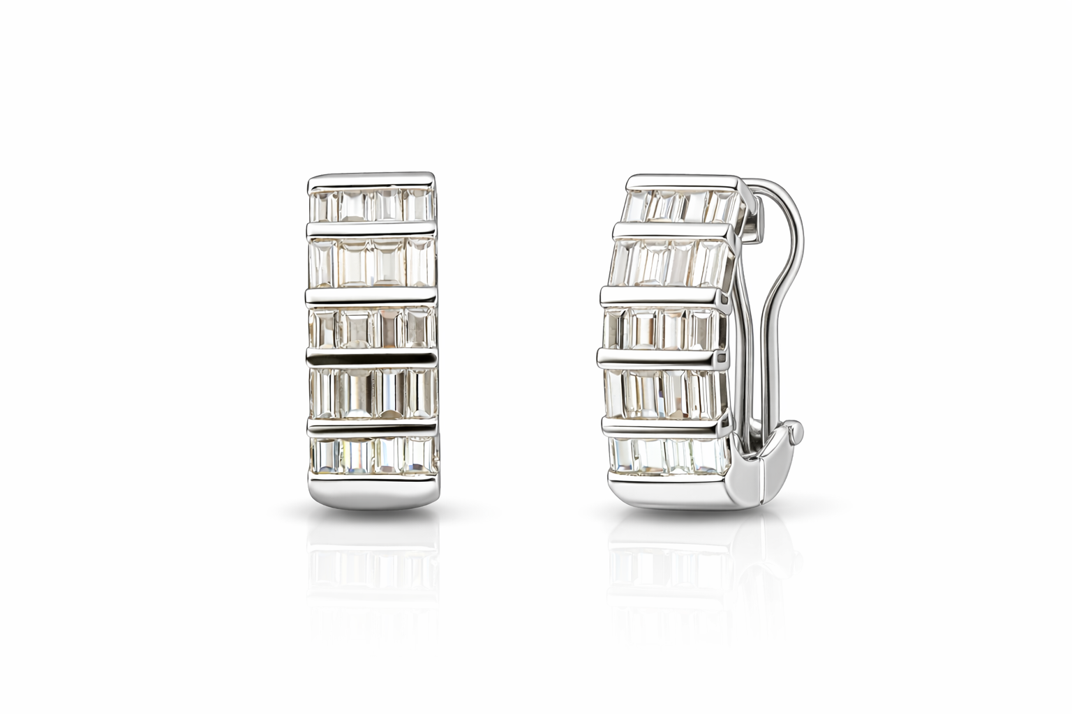 Elegant huggie diamond earrings in white gold.png