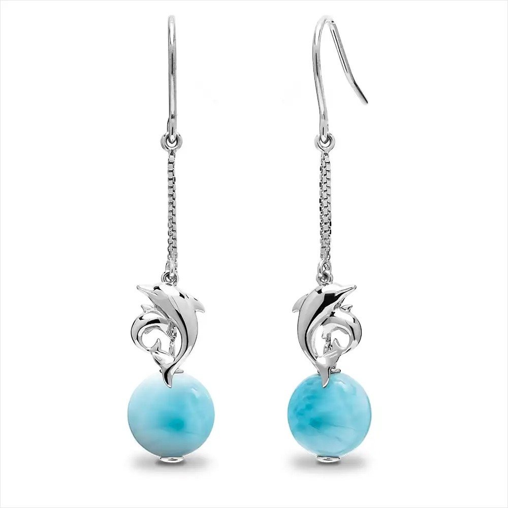 DOLPHIN DANGLE EARRINGS