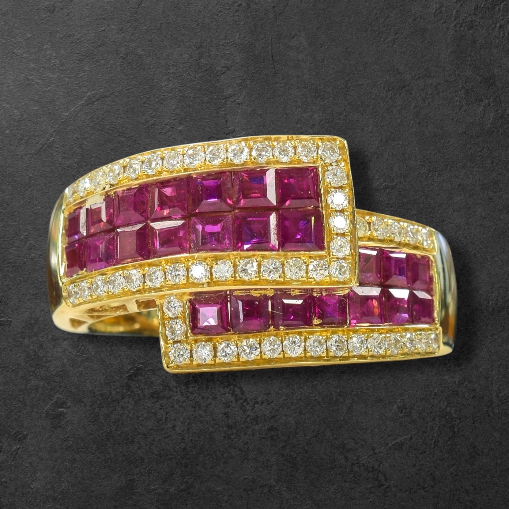 Ruby Bypass Ring
