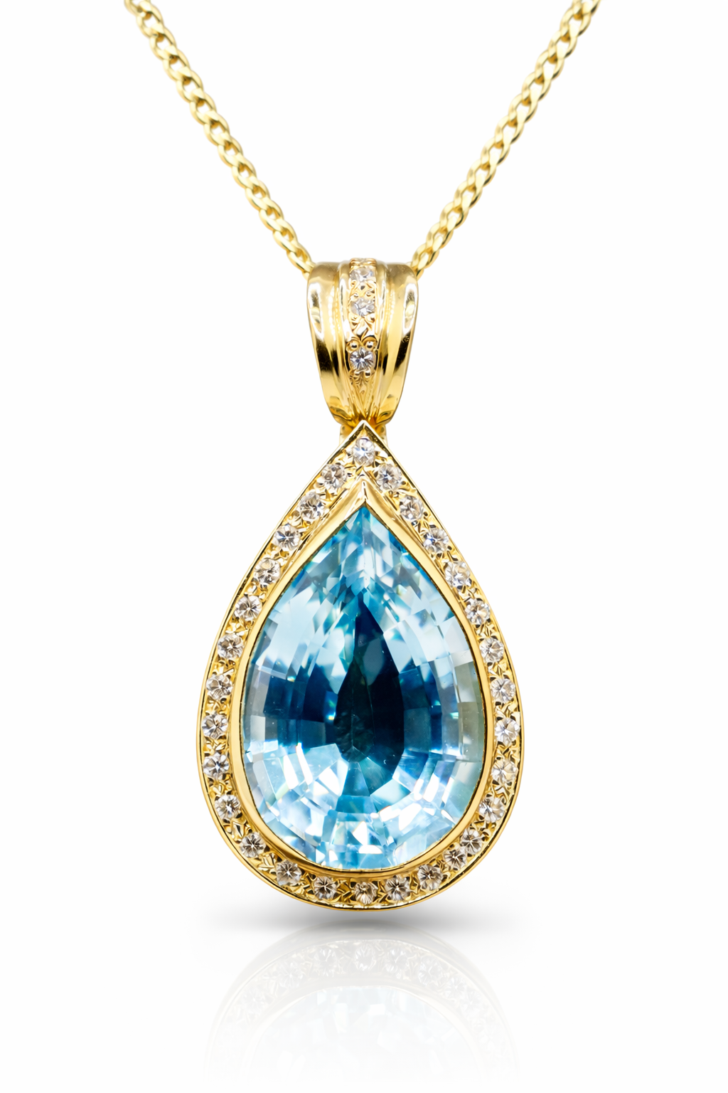 Blue Topaz Necklace