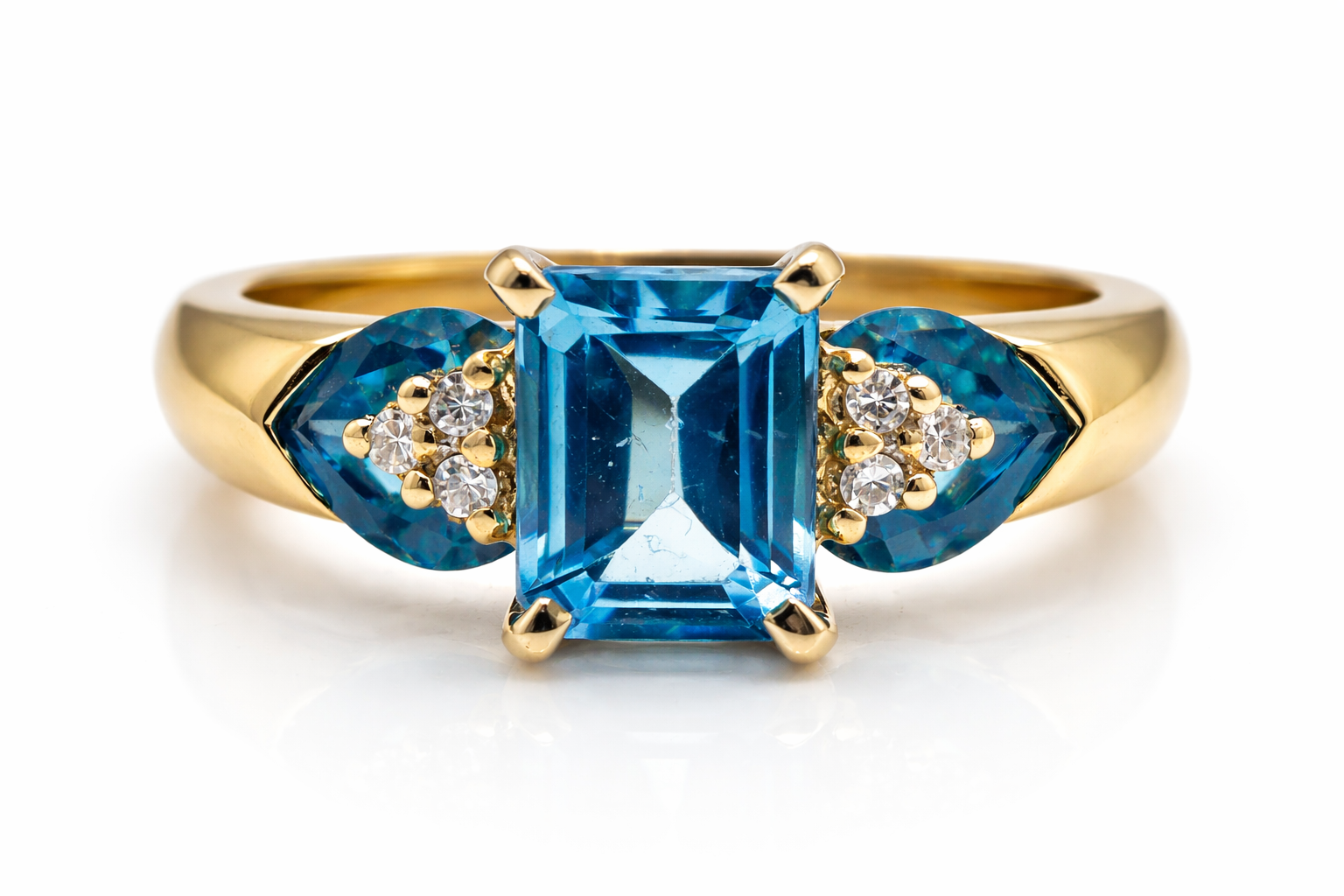 Sky Blue Topaz Ring