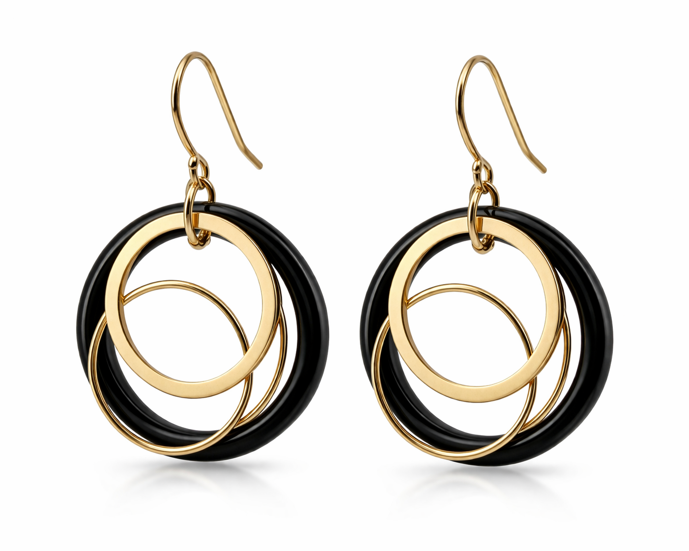 Layered Circle Earrings