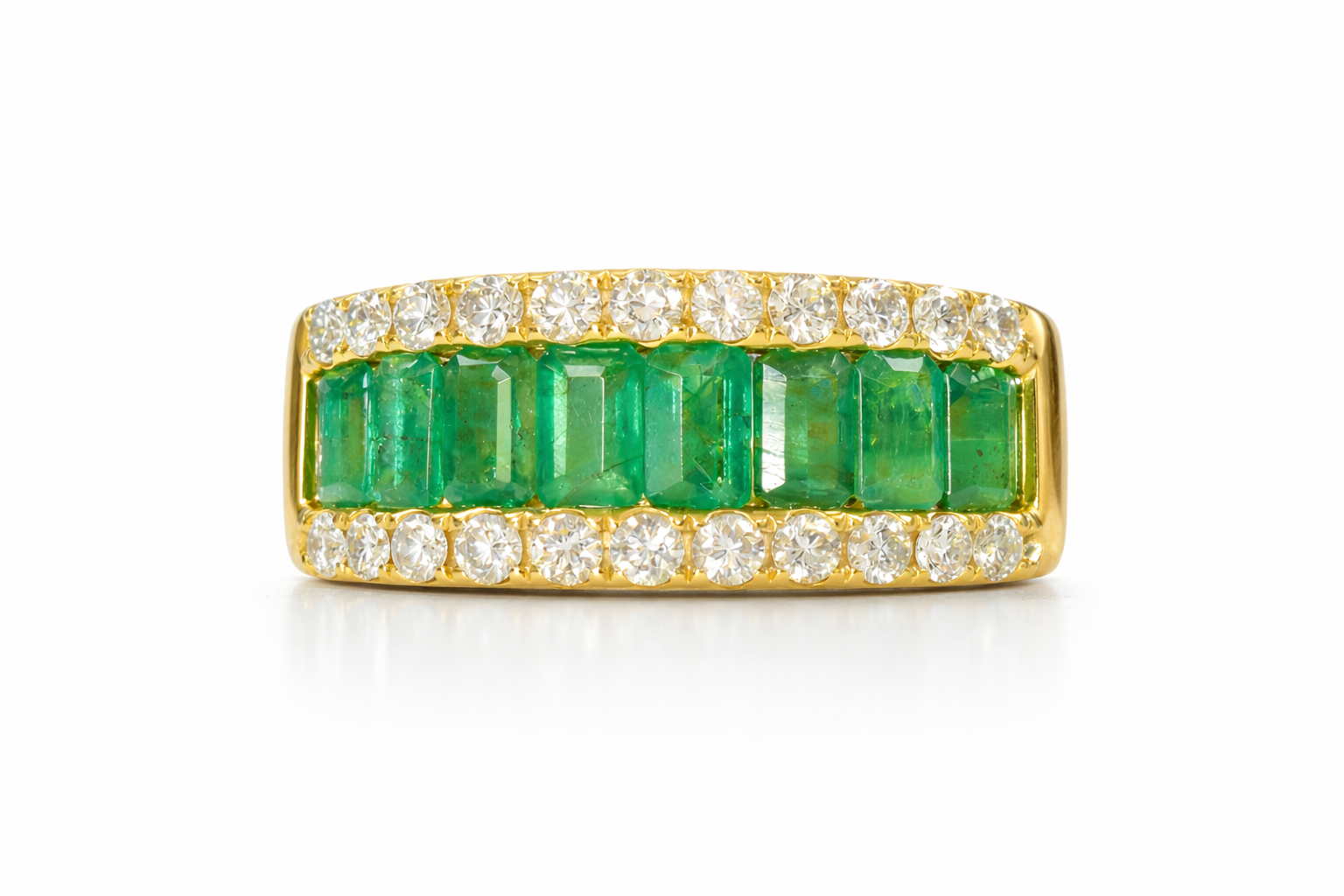 Emerald & Diamond Ring