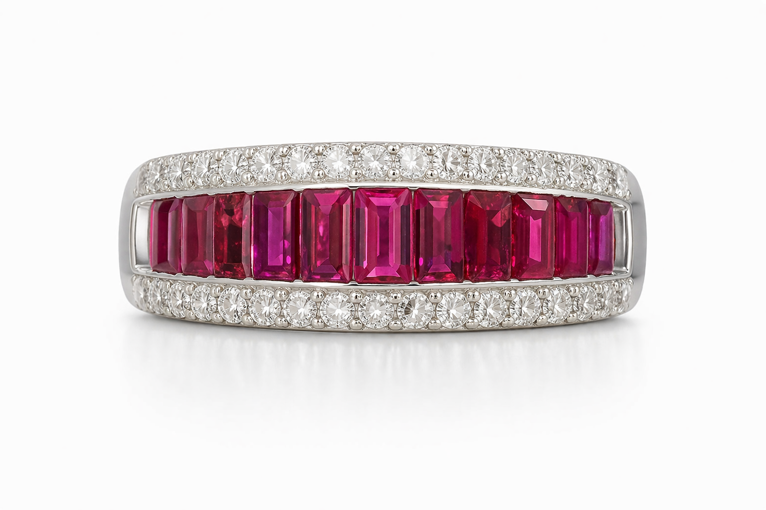 14KW Ruby & Diamond Ring