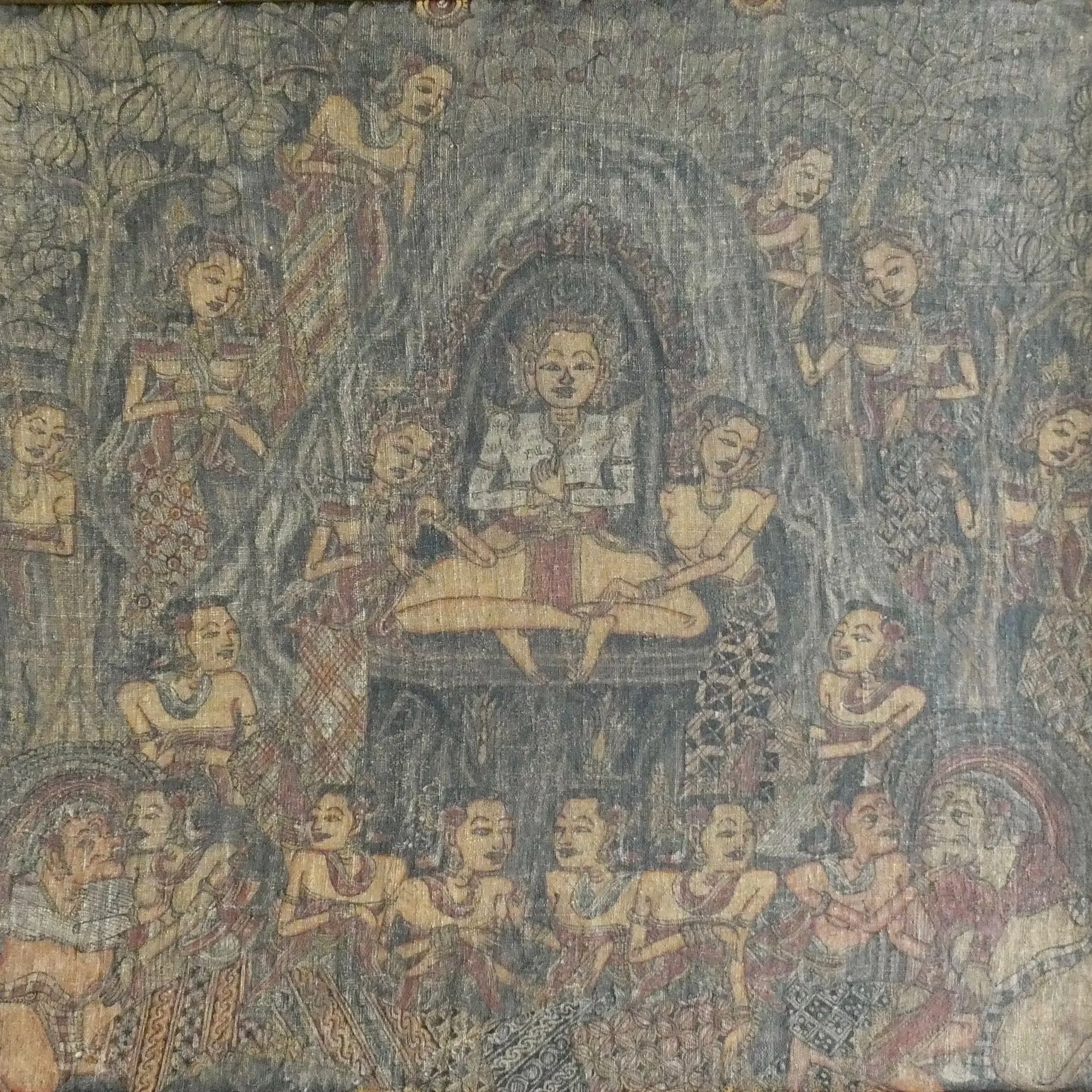 Bali Painting, Arjuna in Meditation
