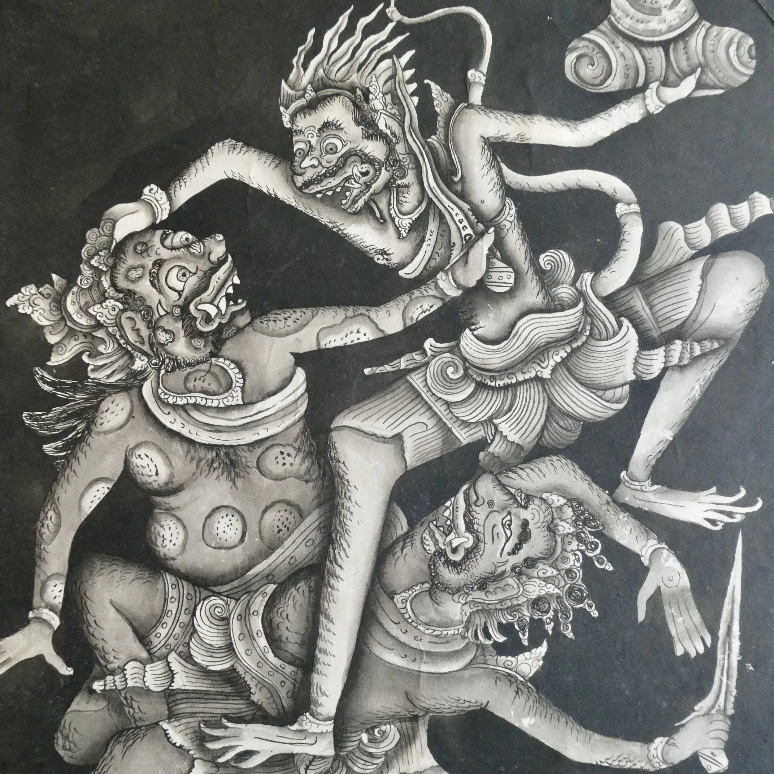 Bali Drawing, Hanuman
