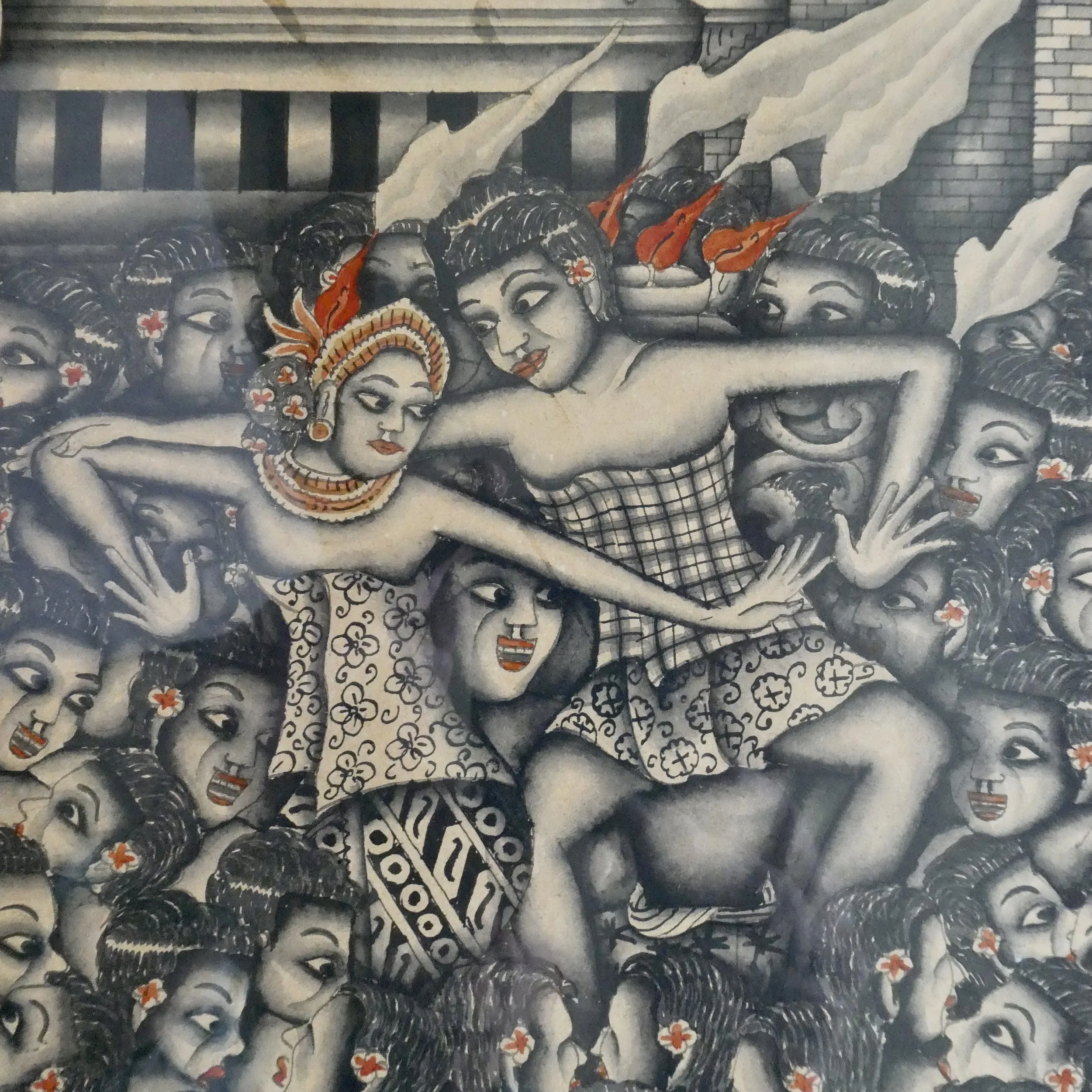Bali Drawing, Kecak