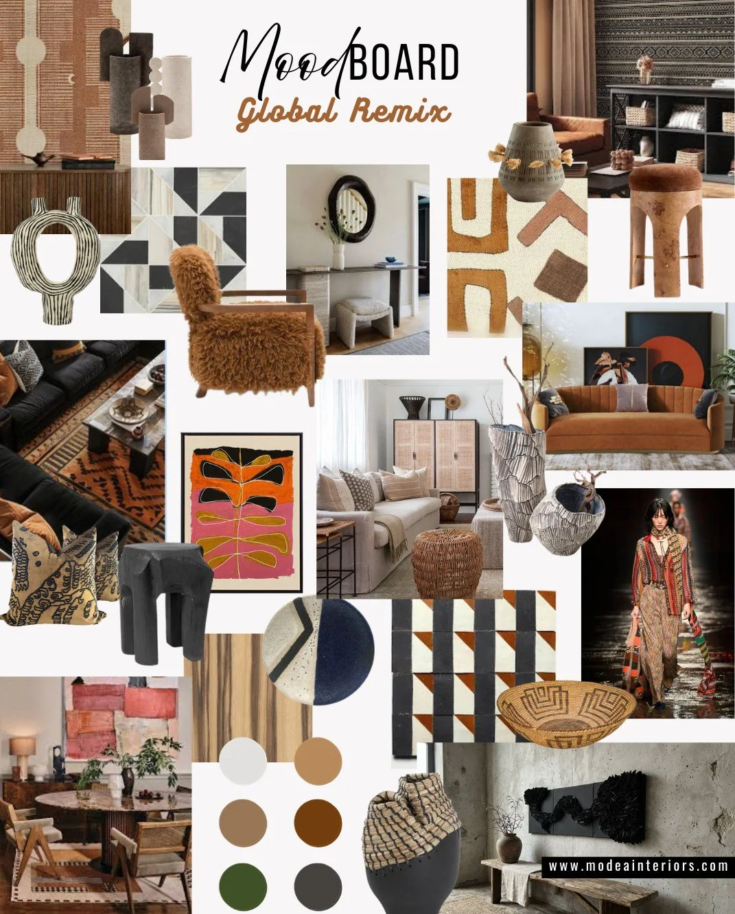 𝙊𝙉 𝙏𝙃𝙀 𝘽𝙊𝘼𝙍𝘿𝙎 I Global Remix

A curated mix of worldly influence, exotic textures, and unexpected details is shaping one of our newest projects. Drawing inspiration from raw bohemian style with an atelier spirit, this palette is layered, c
