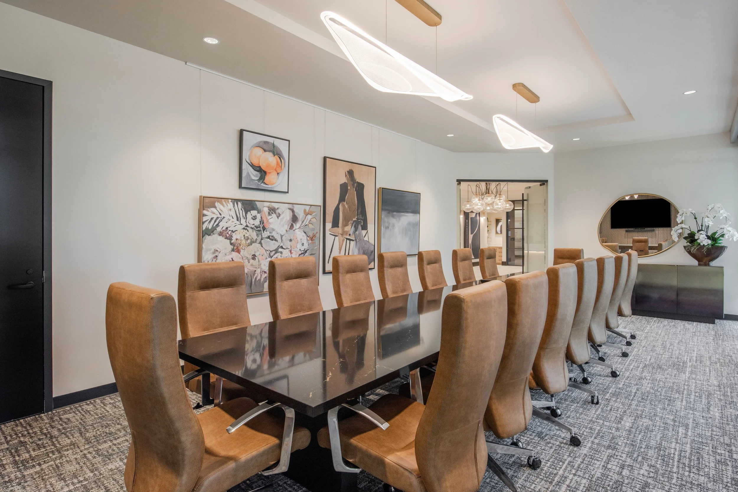 Portrait Bank Boardroom Art Design