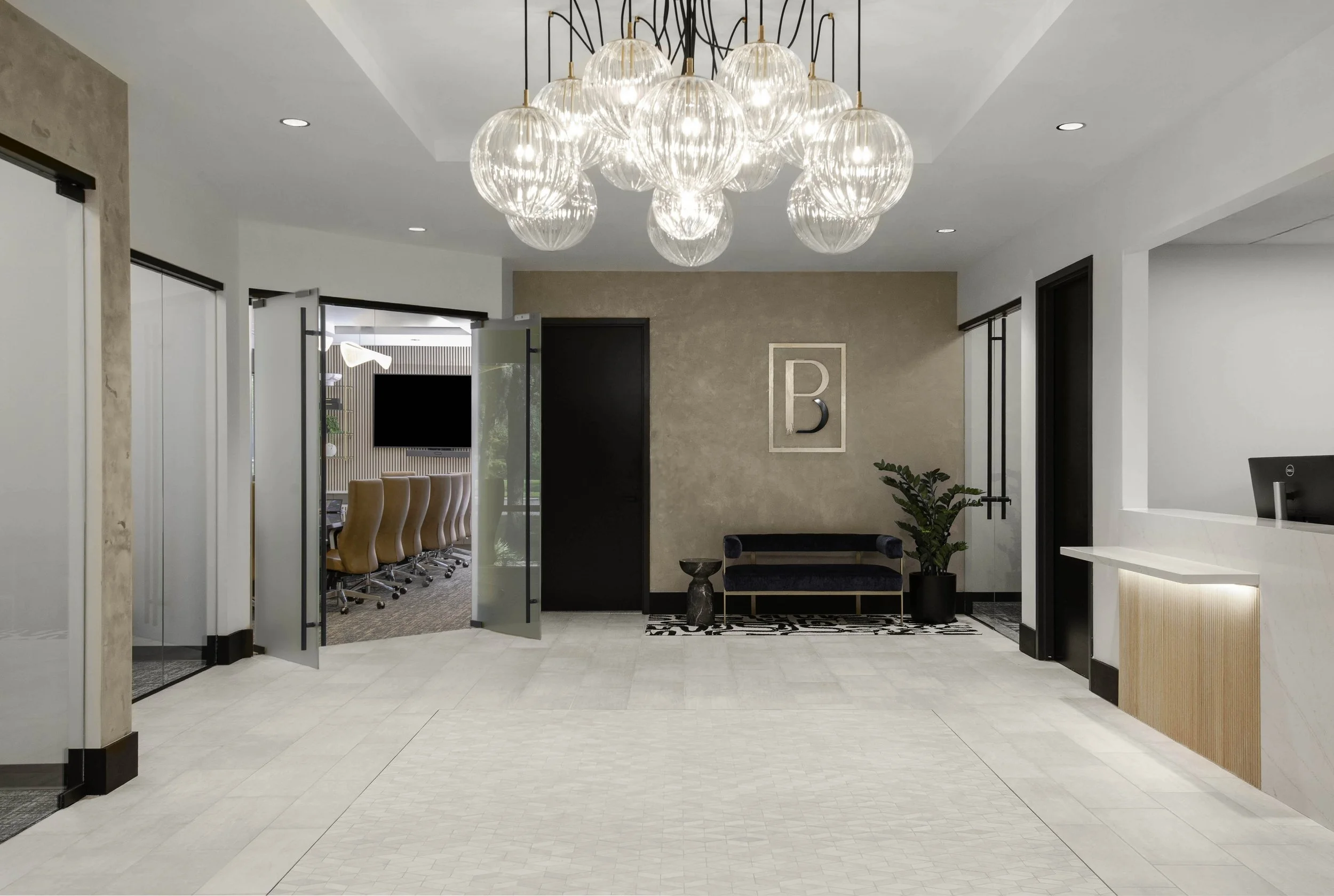 Portrait Bank Conference Lobby