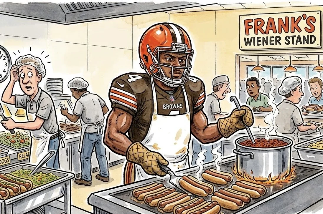 Deshaun Watson Gives Back All His Guaranteed Money, and Applies to Be a Line Cook at the Frank’s Weiner Stand