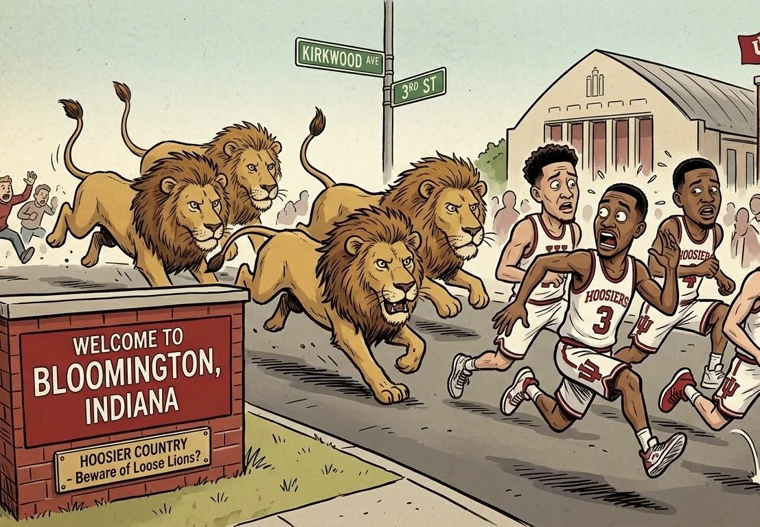 Lions Loose in Indiana May Have Eaten the Hoosiers