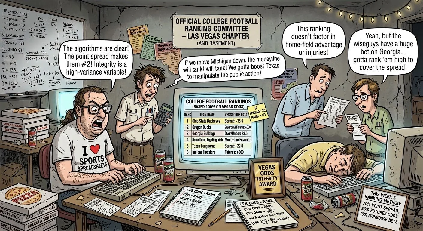 Las Vegas Admits that They Fully Control Pre-season College Football Rankings