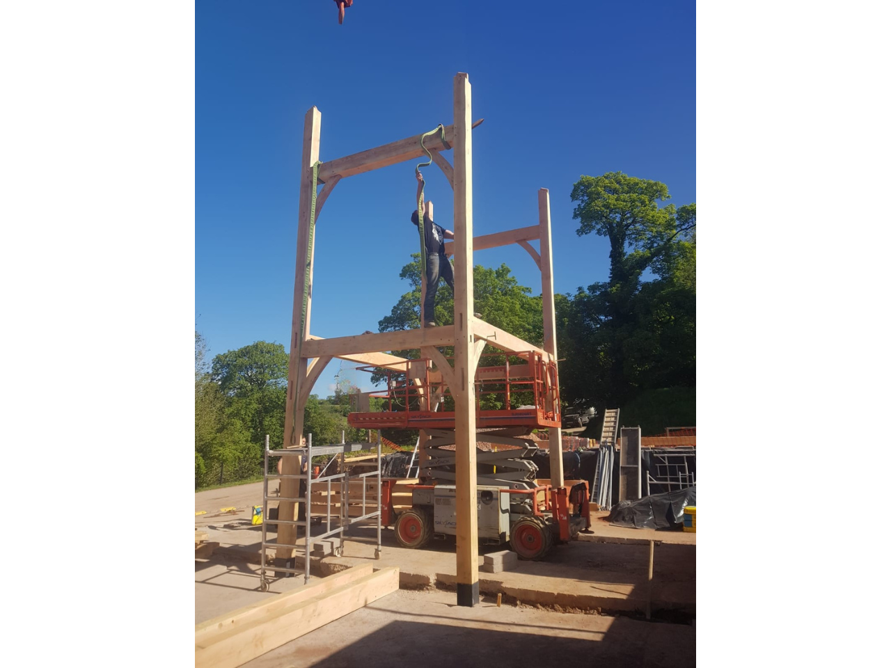 Rowan Timber Post and Beam barn — ROWAN OAK TIMBER FRAMING